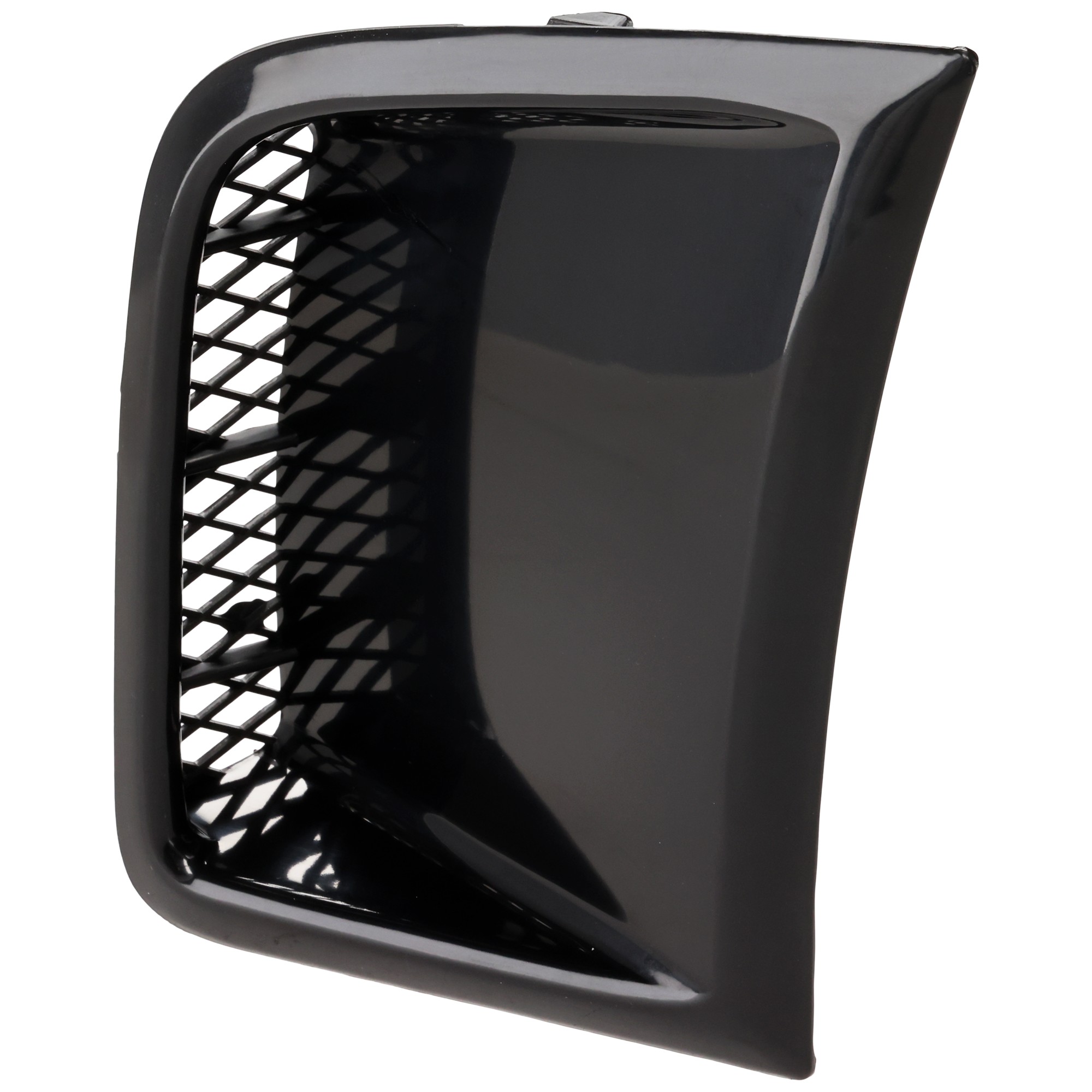 Front, Driver Side Bumper End, Primed Plastic