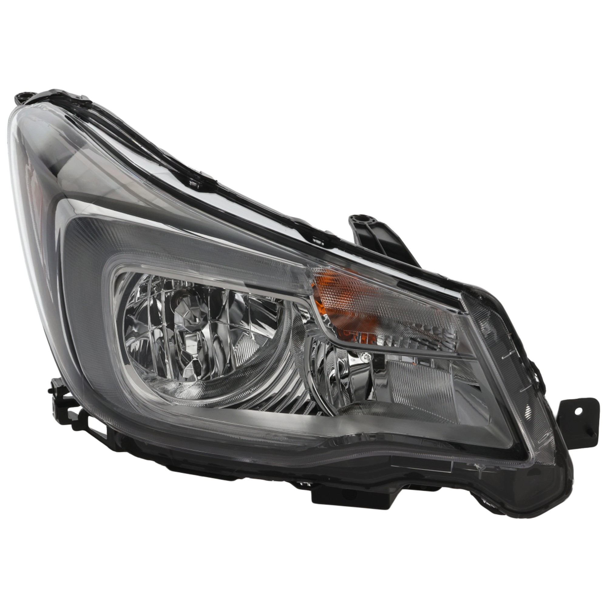 Passenger Side Headlight, with Bulb, Halogen, Clear Lens