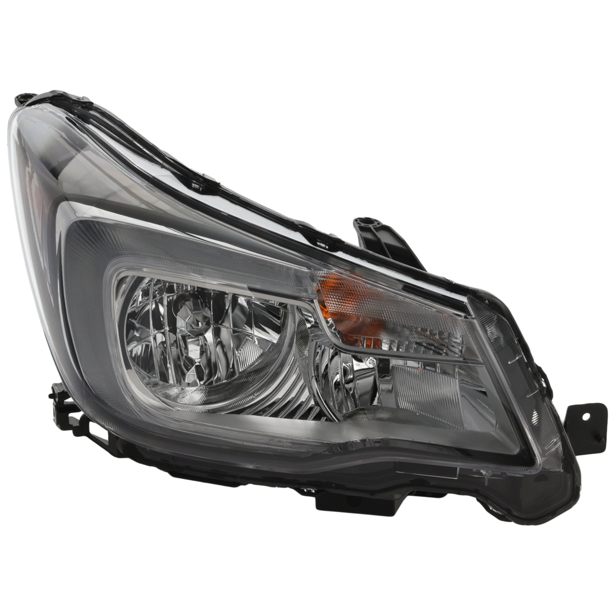 Passenger Side Headlight, with Bulb, Halogen, Clear Lens - Image 2