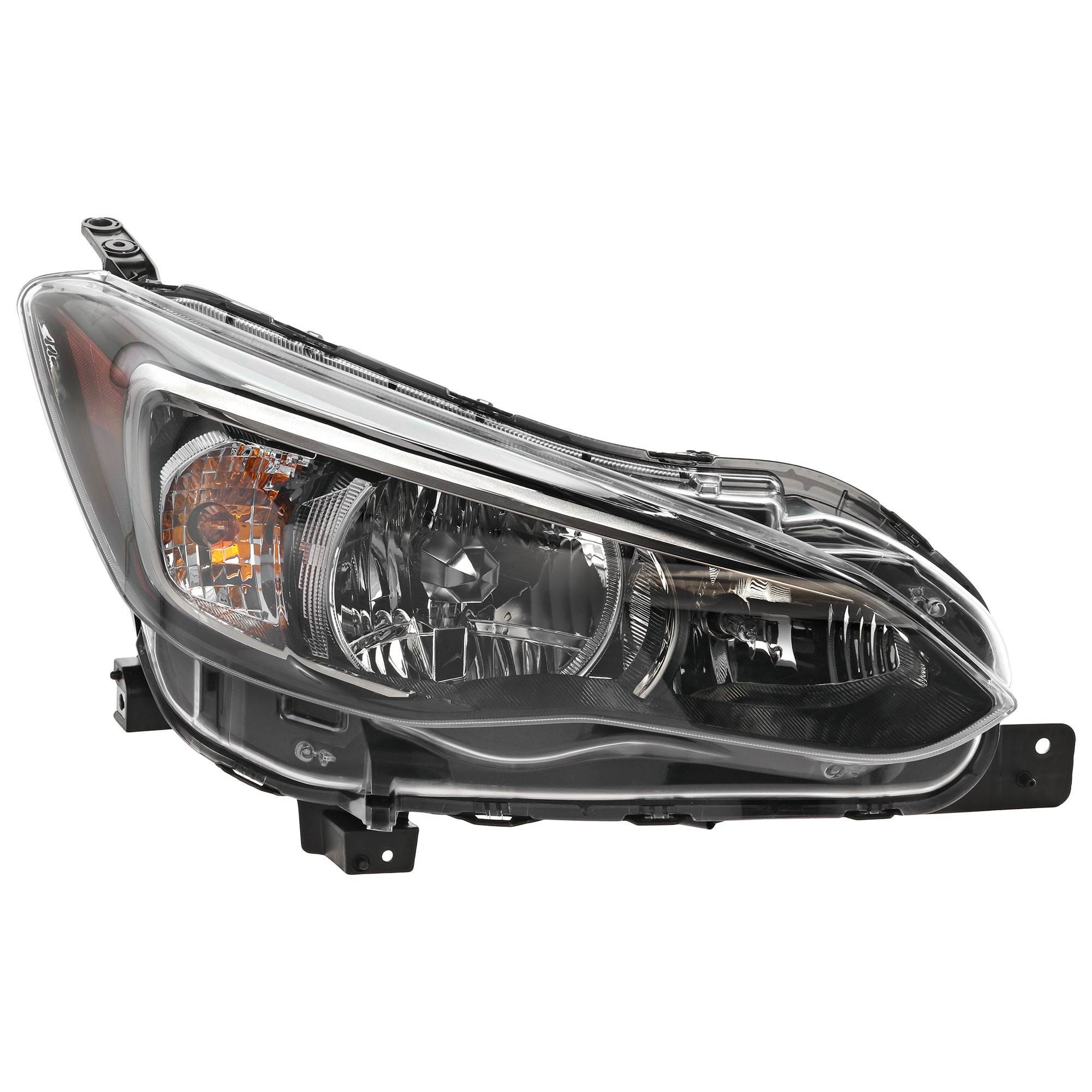 Passenger Side Halogen Headlight, With bulb(s), OE Comparable Finish