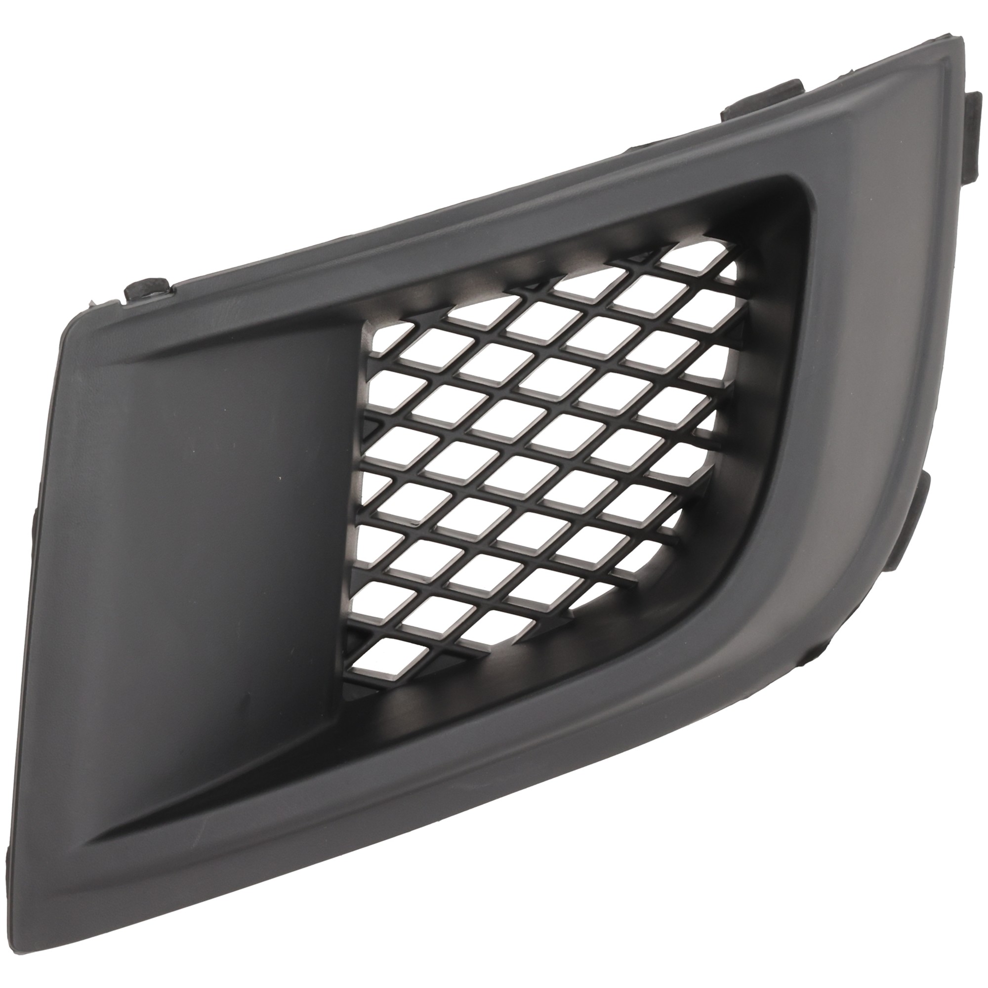 Front, Driver Side Fog Light Cover, Black