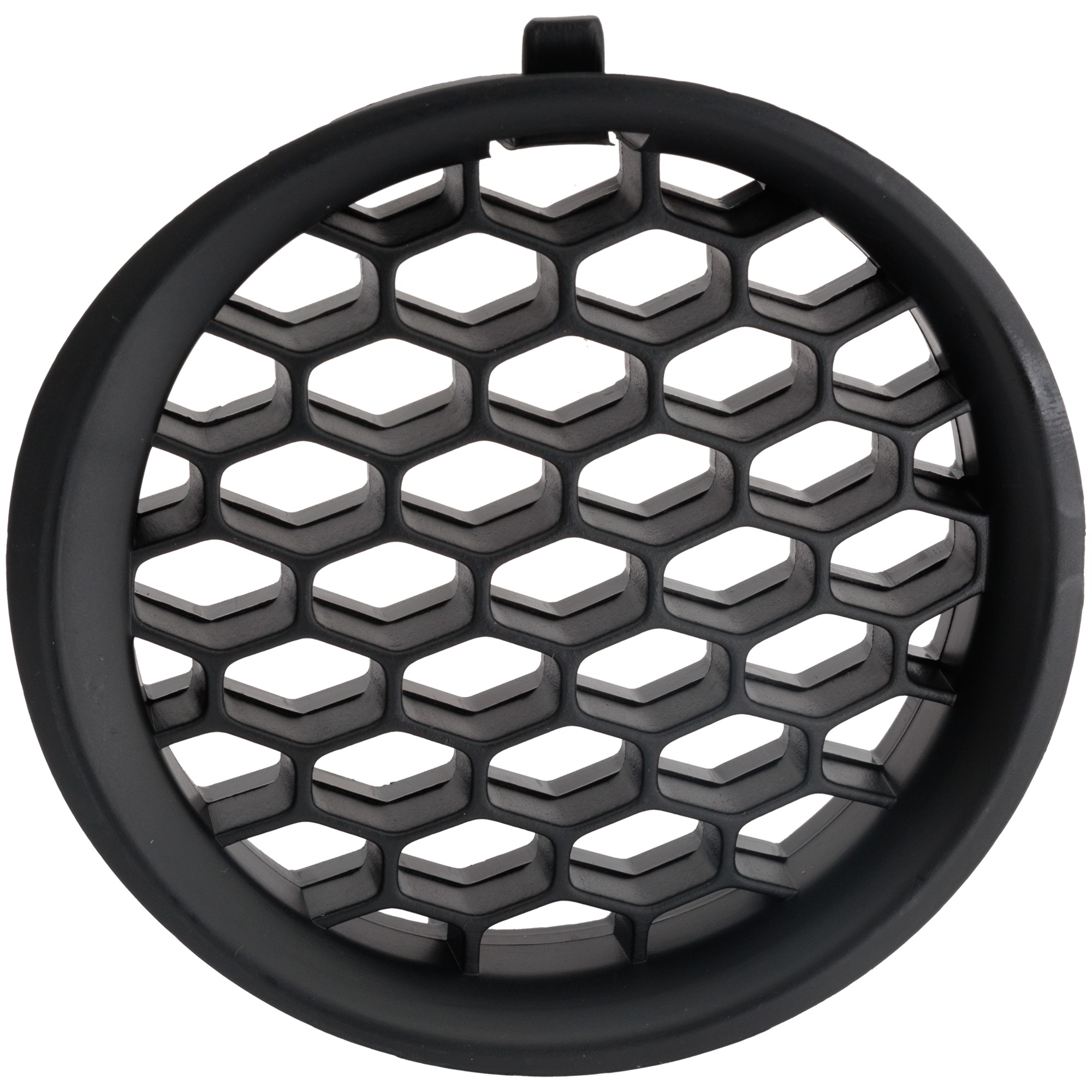 Front, Passenger Side Fog Light Cover, Black