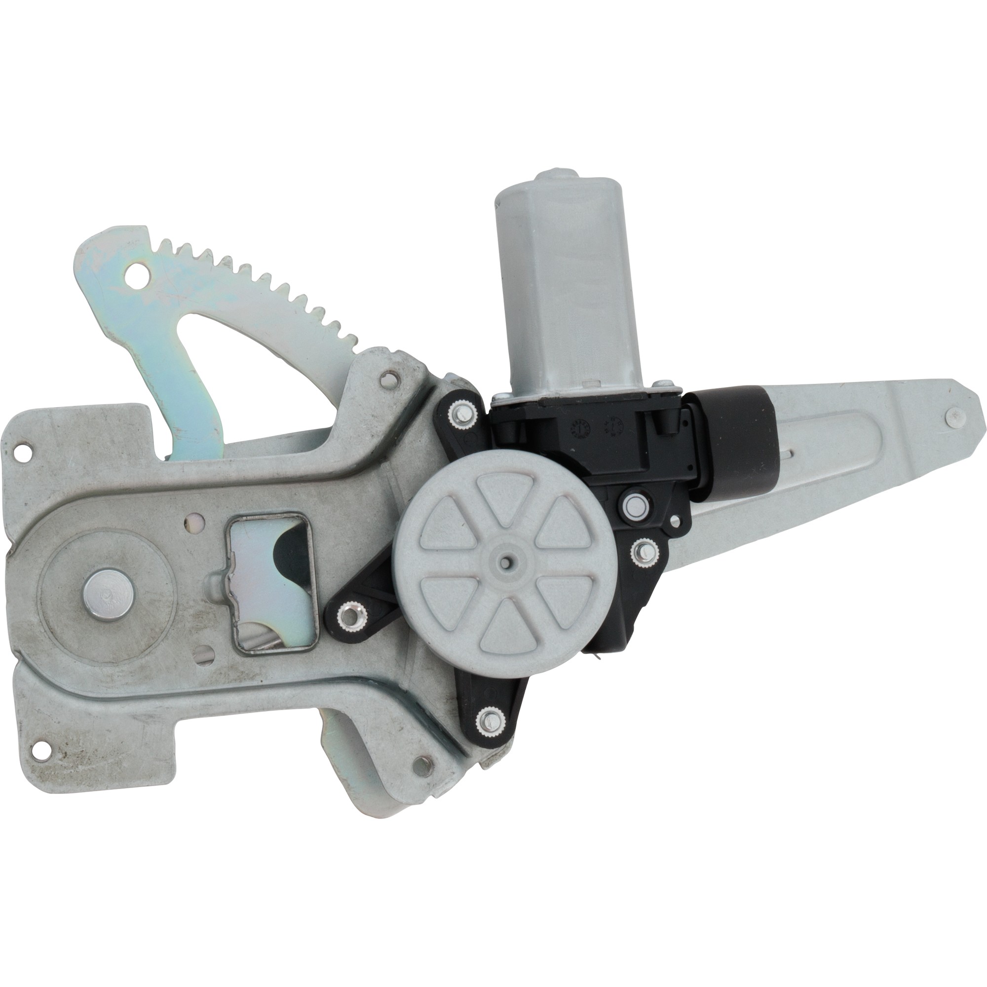 Rear, Passenger Side Power Window Regulator, With Motor