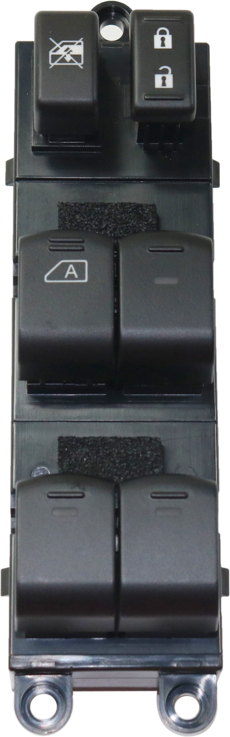 Front, Driver Side Window Switch, Black, with Auto Down