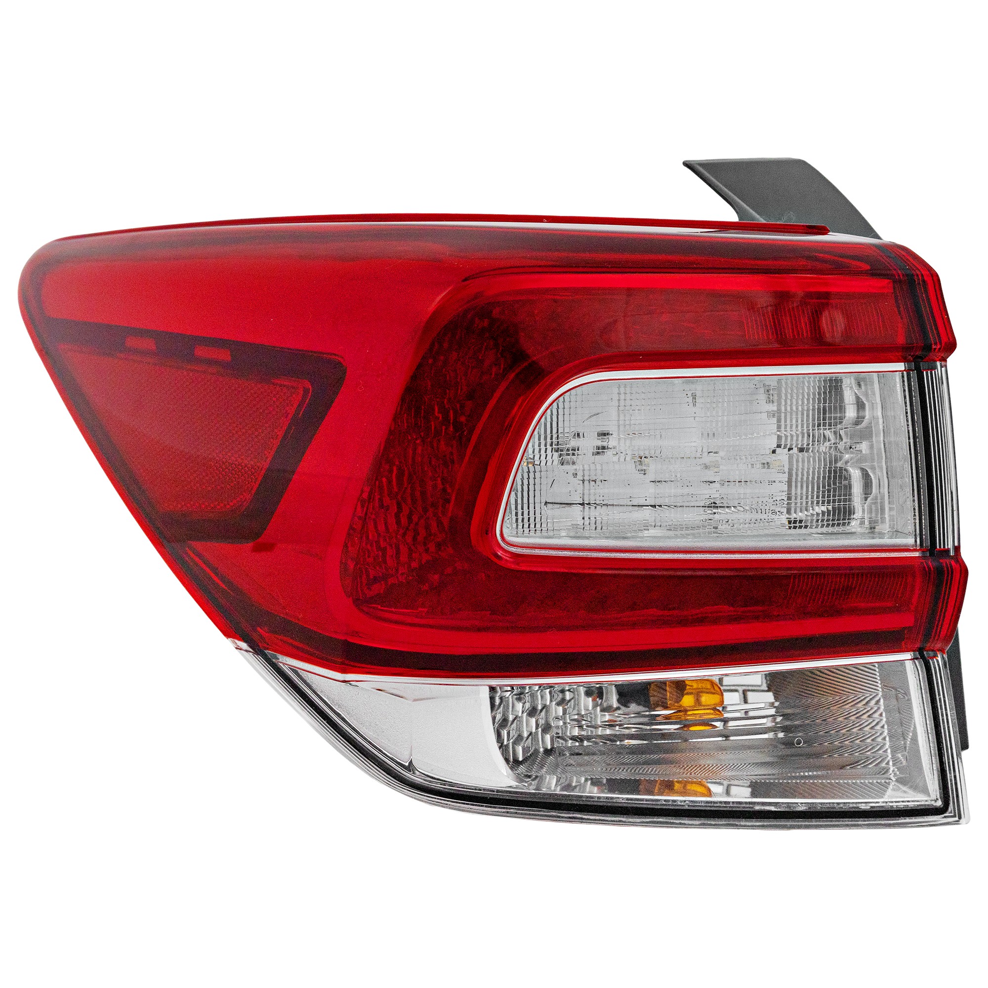 Driver Side, Outer Tail Light, with Bulb, Halogen, Clear and Red Lens, 4 Cyl., 2.0L Engine