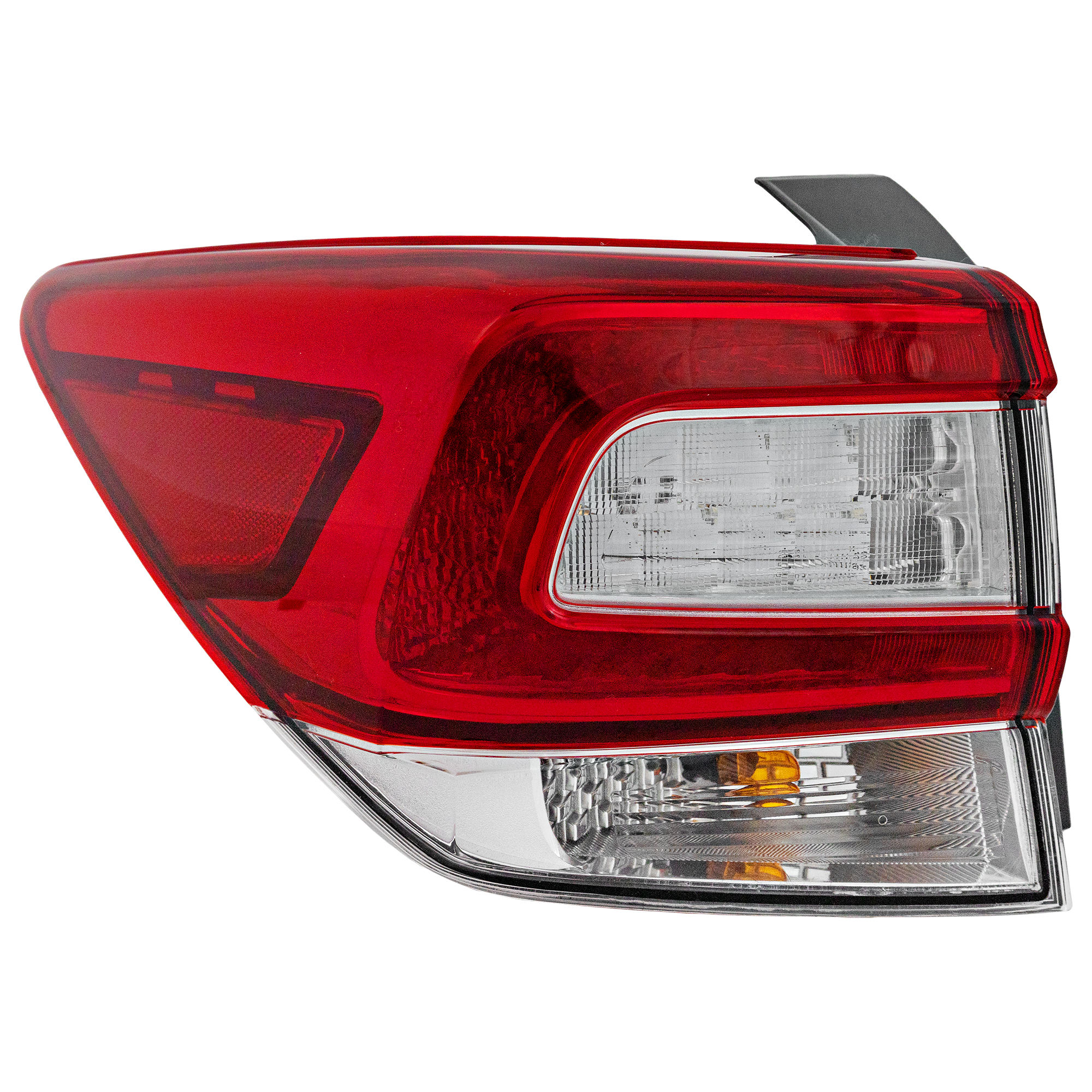 Driver Side, Outer Tail Light, with Bulb, Halogen, Clear and Red Lens, 4 Cyl., 2.0L Engine - Image 2