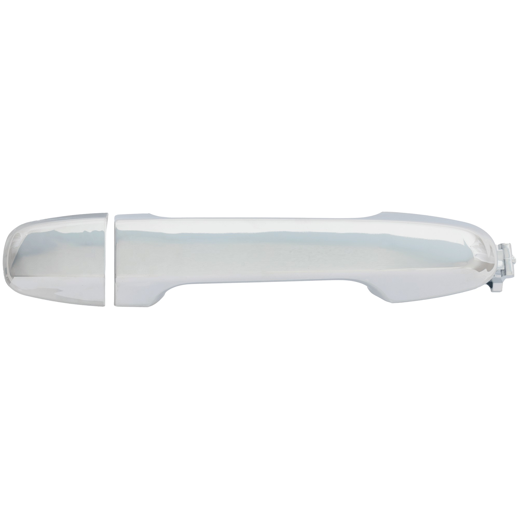 Front, Passenger Side Chrome Exterior Door Handle, Without Key Hole