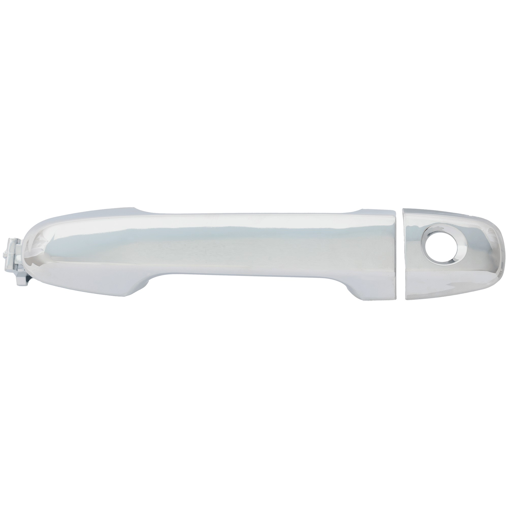 Front, Driver Side Chrome Exterior Door Handle, With Key Hole
