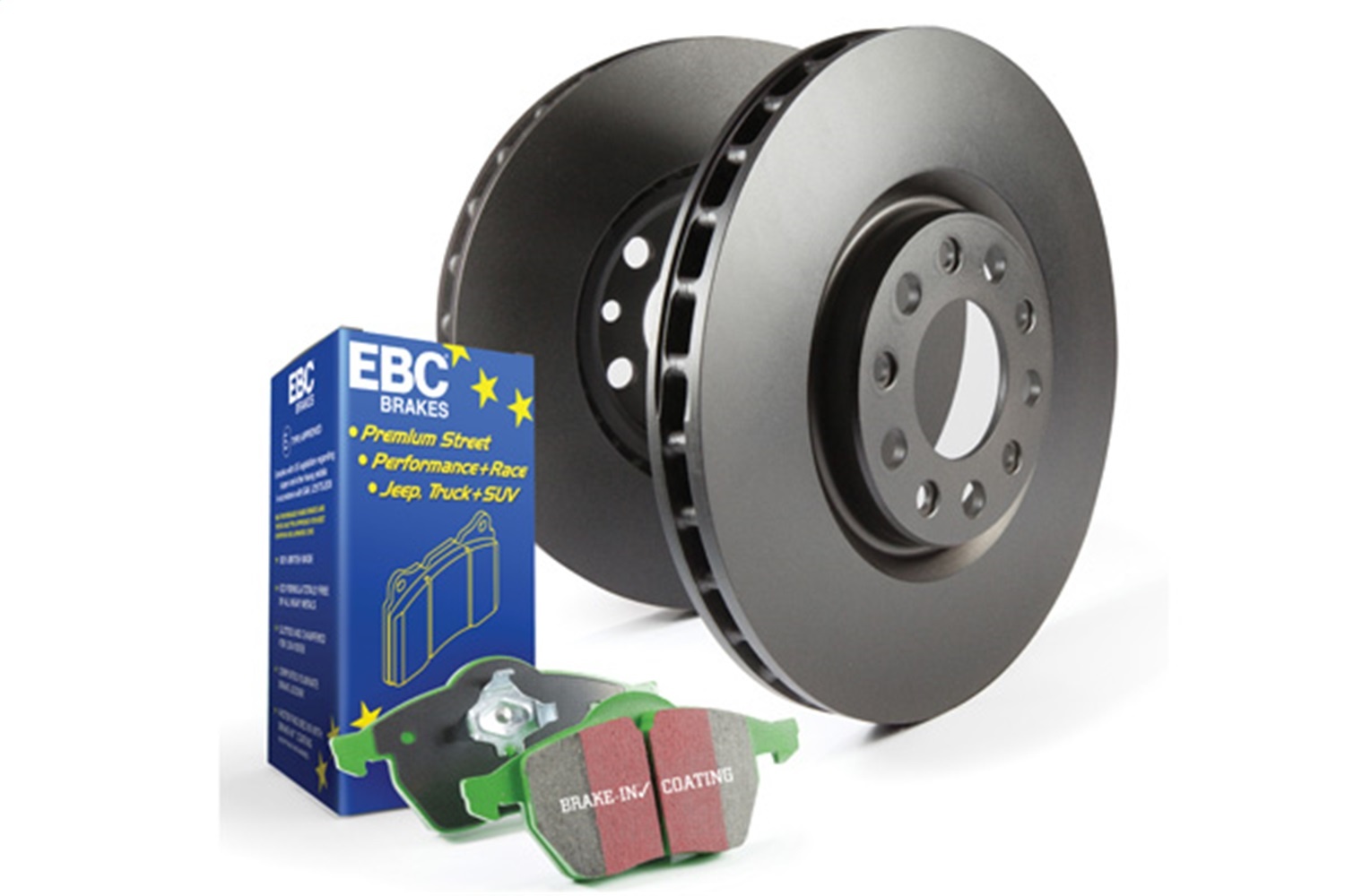 S11KF1876 Front Brake Disc and Pad Kit, Plain Surface