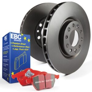 S12KF2246 Front Brake Disc and Pad Kit, Plain Surface