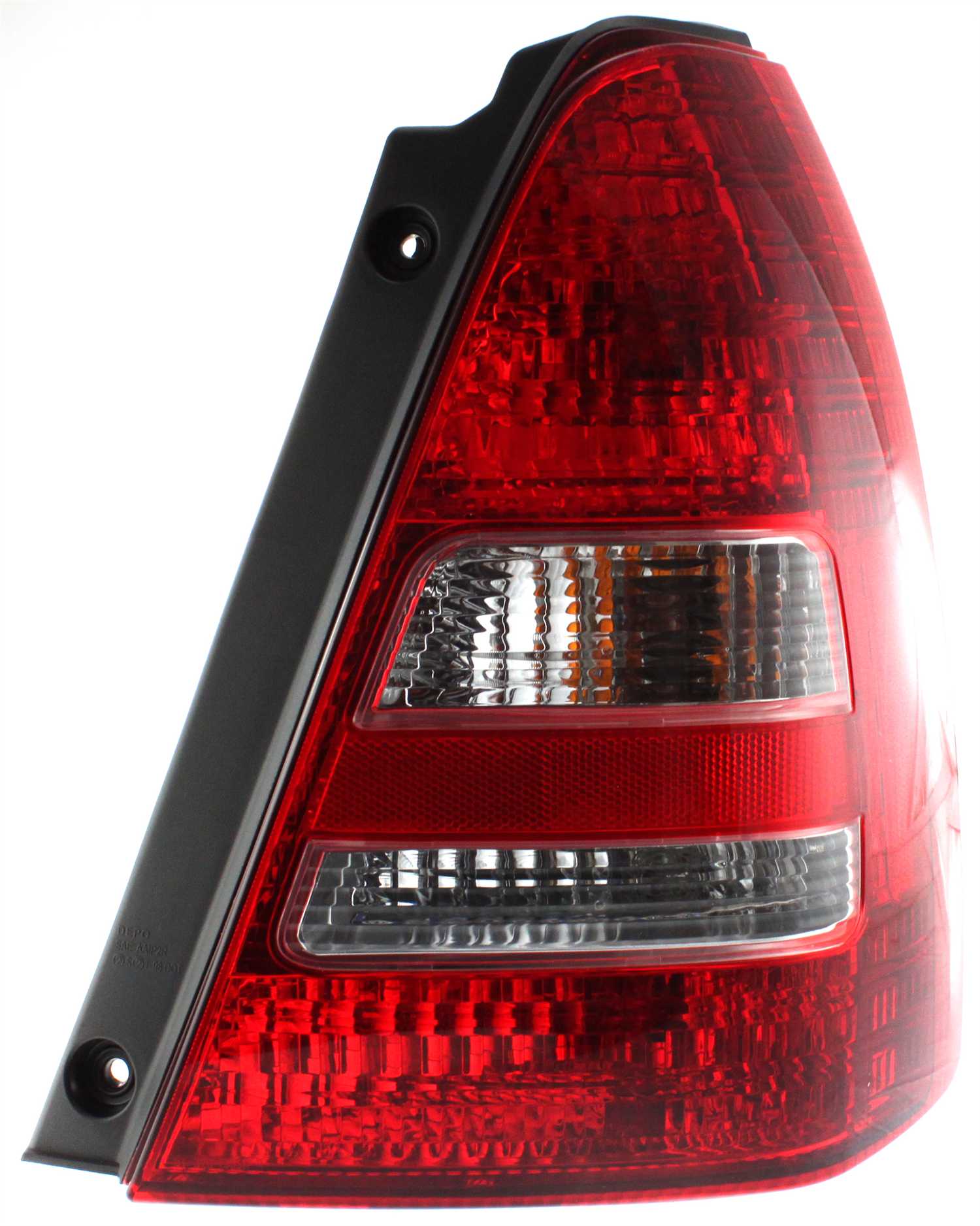Passenger Side Tail Light, with Bulb, Halogen, Clear and Red Lens, 4 Cyl., 2.5L Engine