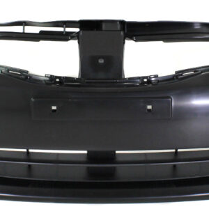 Sedan Front Primed Bumper Cover 2.5L, 4Cyl, With Fog Light Holes, Without parking aid sensor holes, With tow hook hole, CAPA Certified