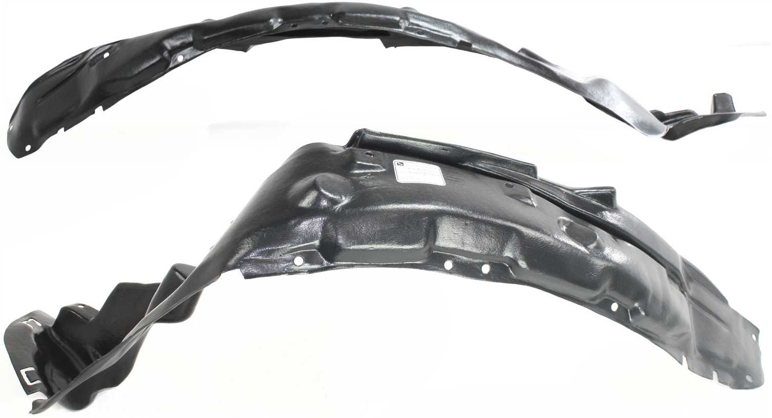 Front, Driver and Passenger Side, Fender Liner
