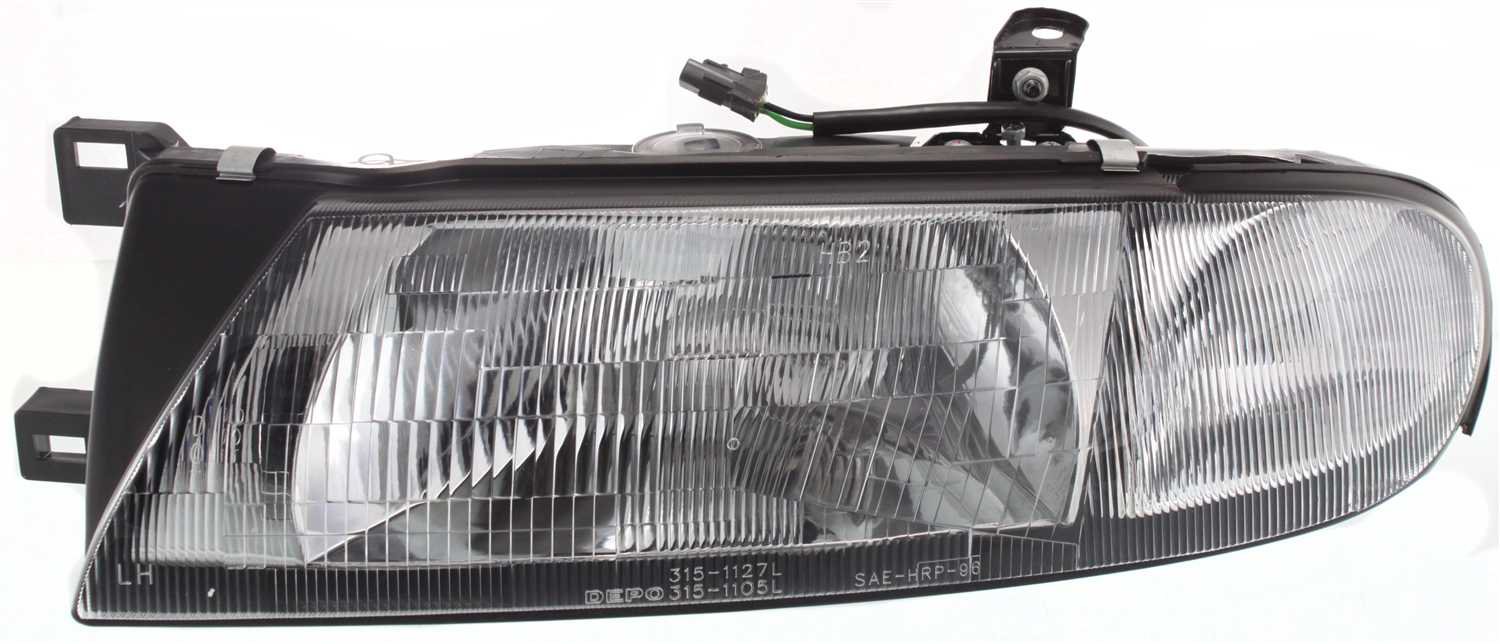 Driver and Passenger Side Halogen Headlight, With bulb(s), OE Comparable Finish - Image 2
