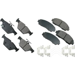 SET-AKACT1089A-C Front and Rear Ceramic Brake Pad Set