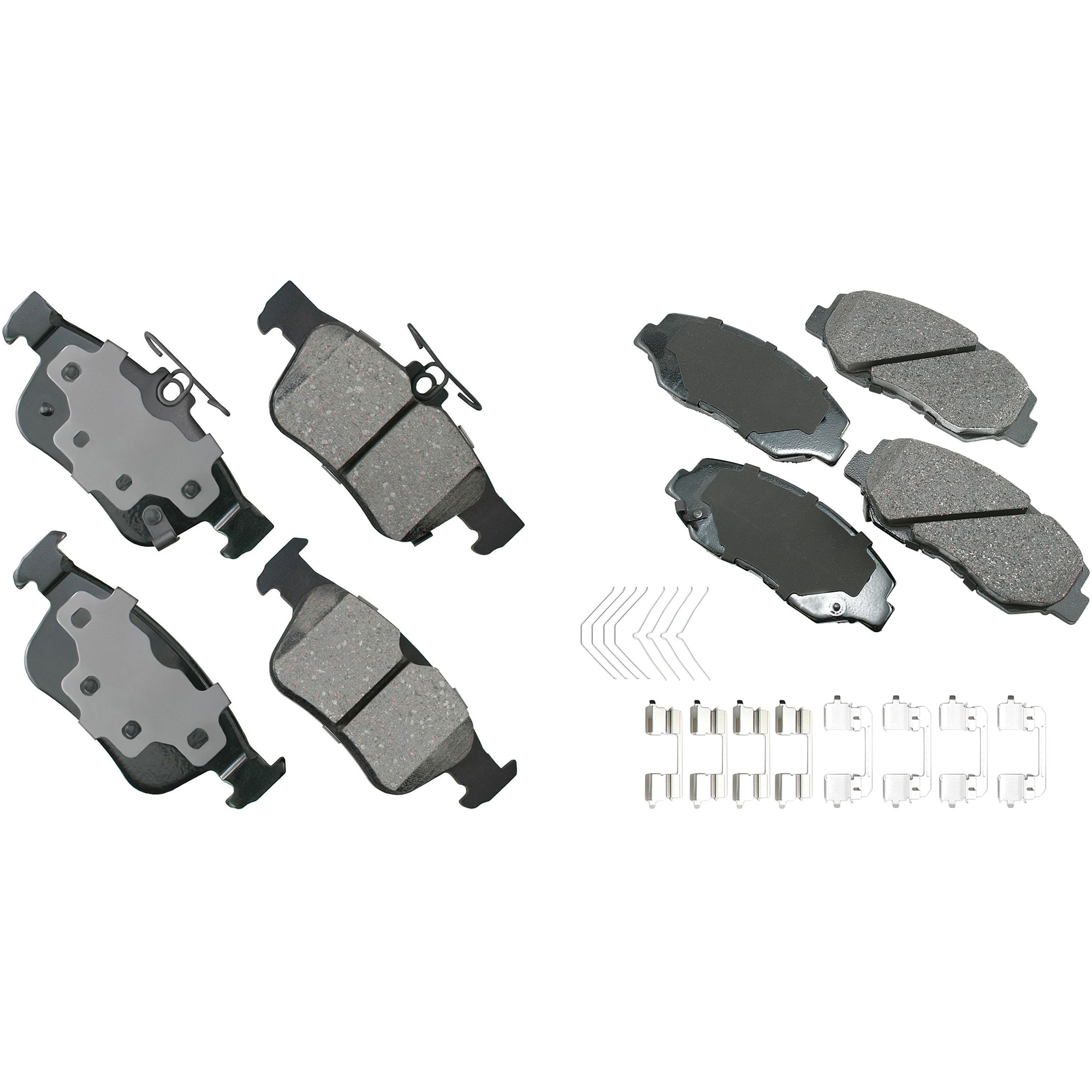 SET-AKACT914A-F Front and Rear Ceramic Brake Pad Set - Image 2