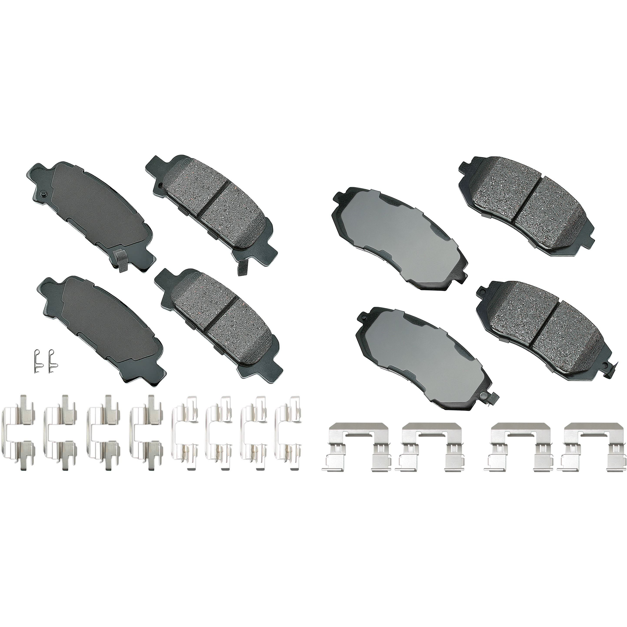 SET-AKACT929A-B Front and Rear Ceramic Brake Pad Set - Image 2