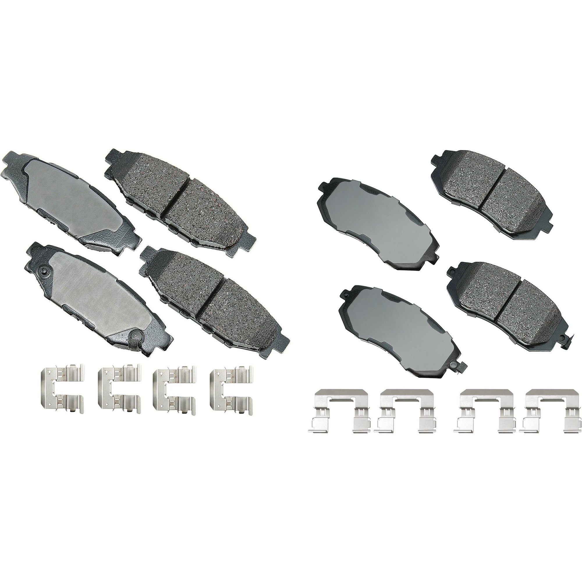 SET-AKACT929A-C Front and Rear Ceramic Brake Pad Set