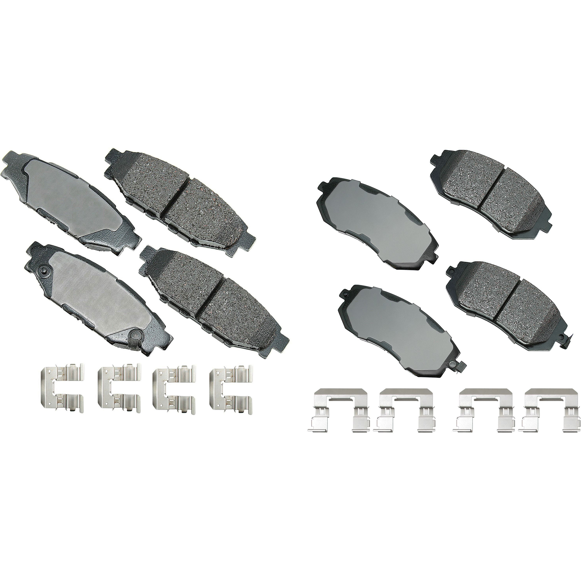 SET-AKACT929A-C Front and Rear Ceramic Brake Pad Set - Image 2