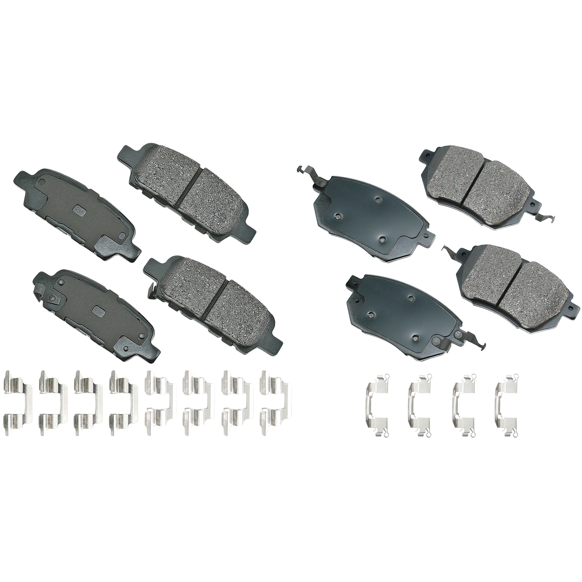 SET-AKACT969A-B Front and Rear Ceramic Brake Pad Set - Image 2