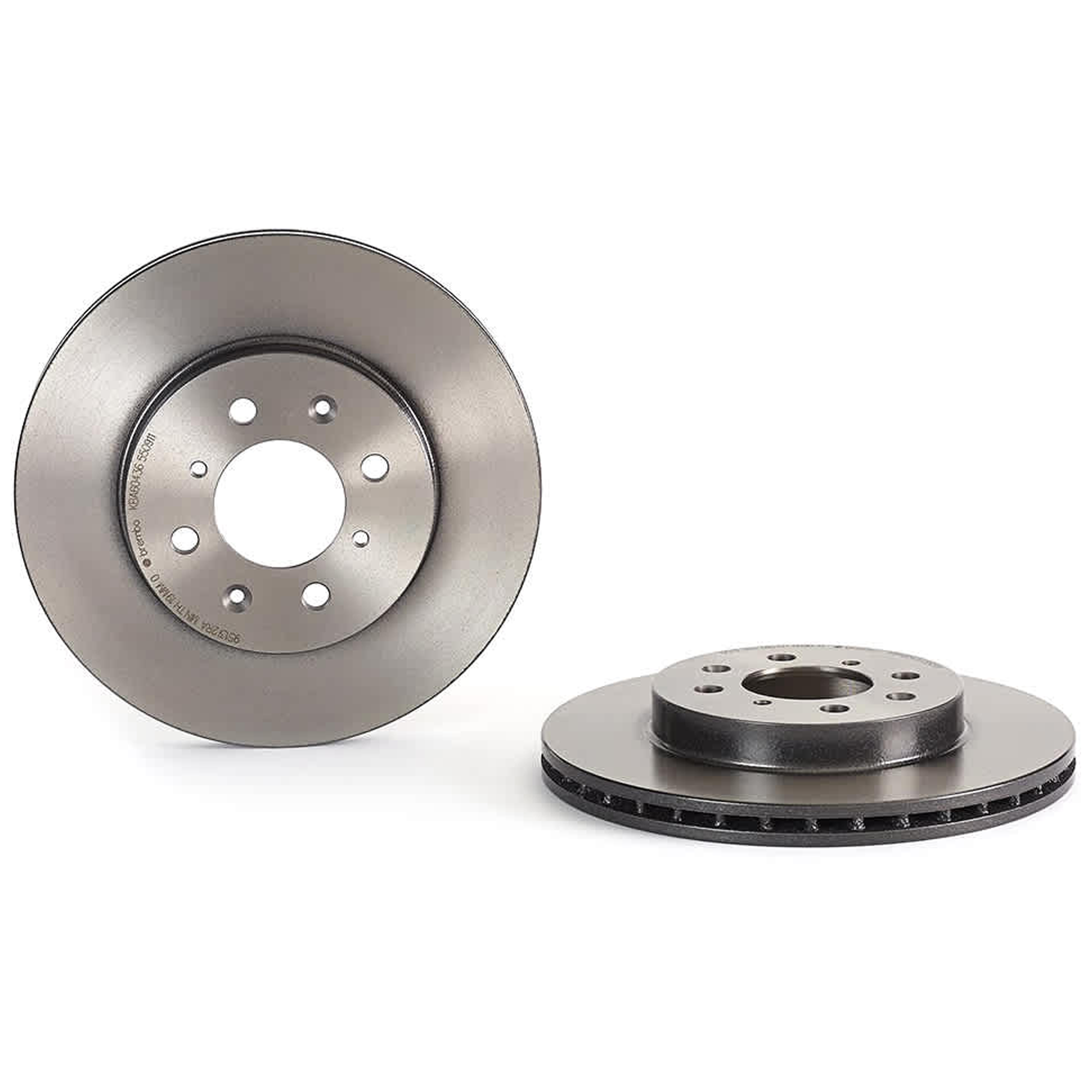 SET-BR09550911-A Front and Rear Brake Disc, Plain Surface, 4 Lugs, Front-262 mm/Rear-239 mm - Image 4