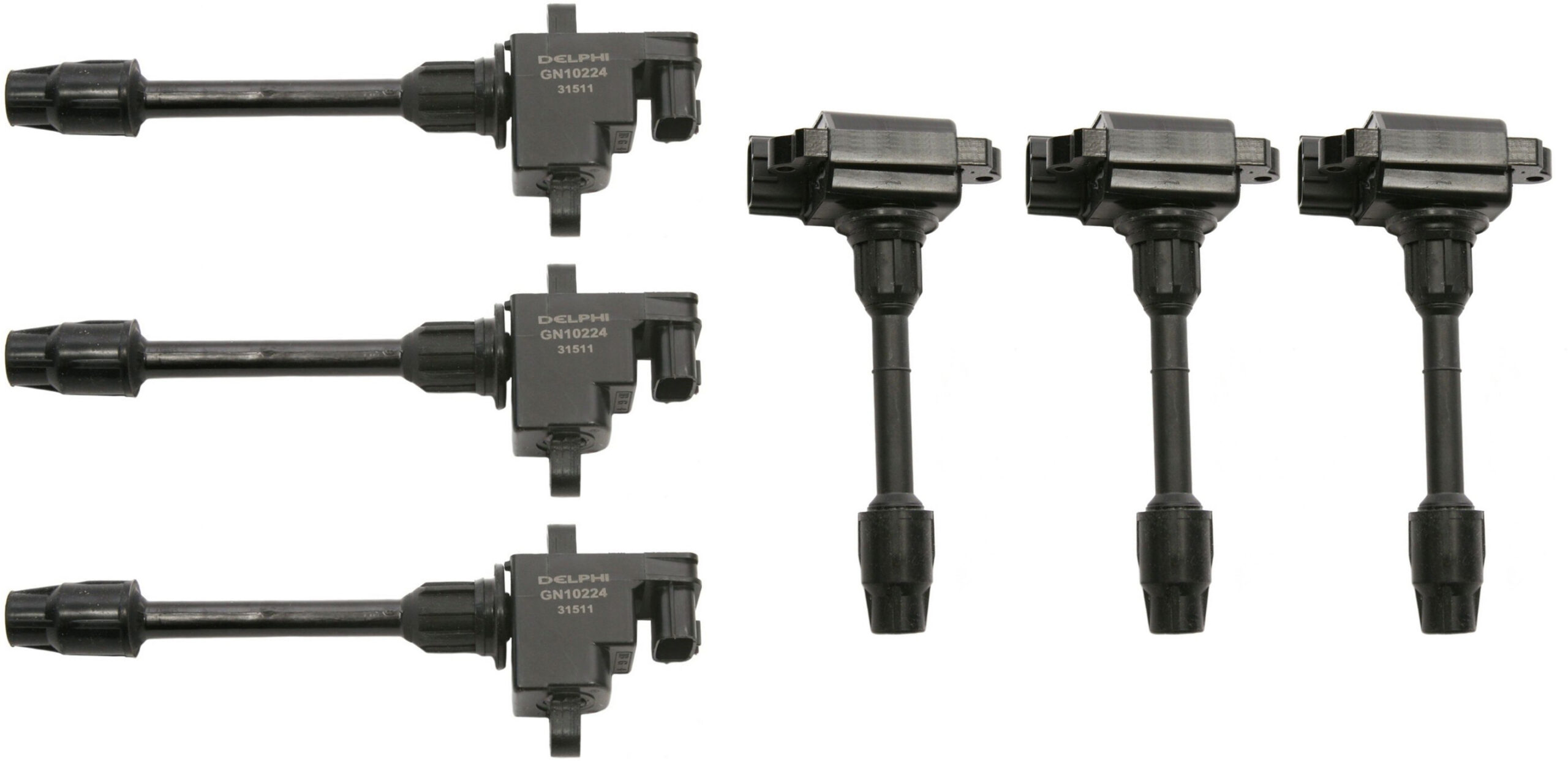 SET-DELGN10224 Ignition Coil, 3.0L, 6Cyl, Set of 6