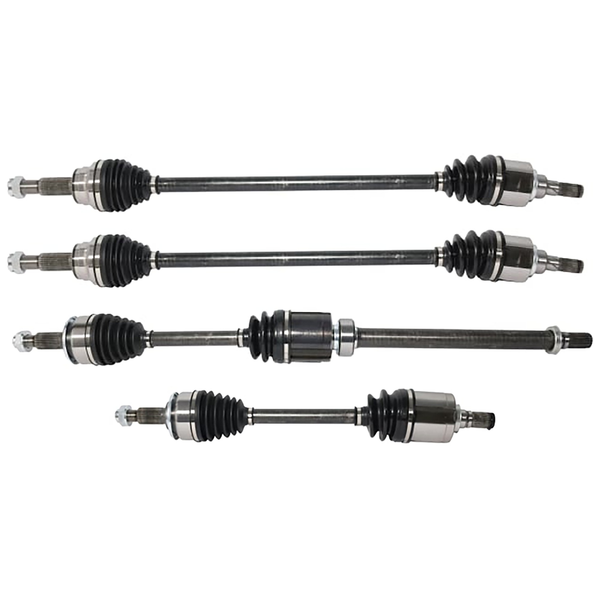 SET-GSPNCV39089-4 Front and Rear, Driver and Passenger Side Axle Assembly - Set of 4 FWD, 3.5L, 6Cyl