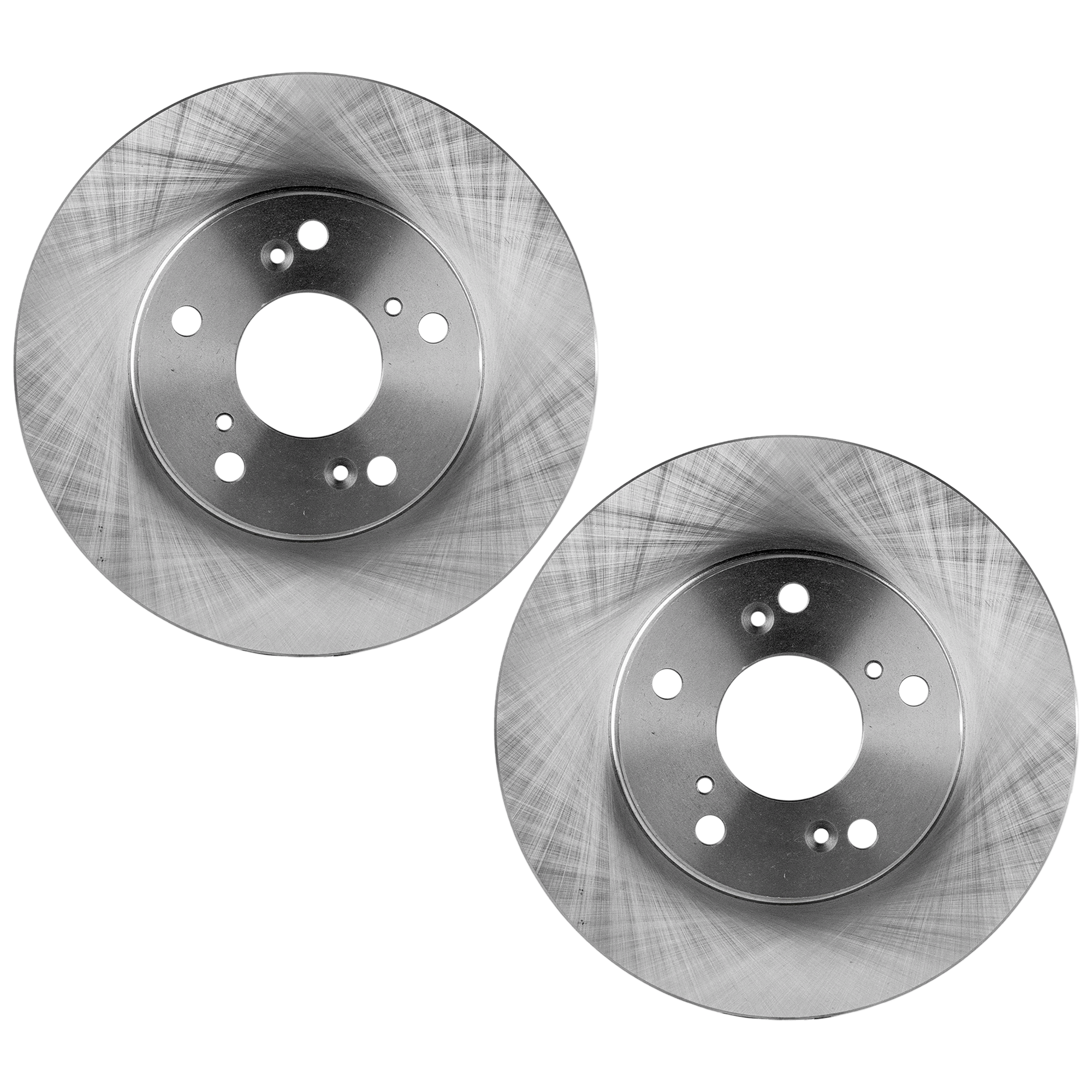 Front Brake Disc, Natural Finish, Plain Surface, Vented, 5 Lugs, 261.87 mm - Image 2