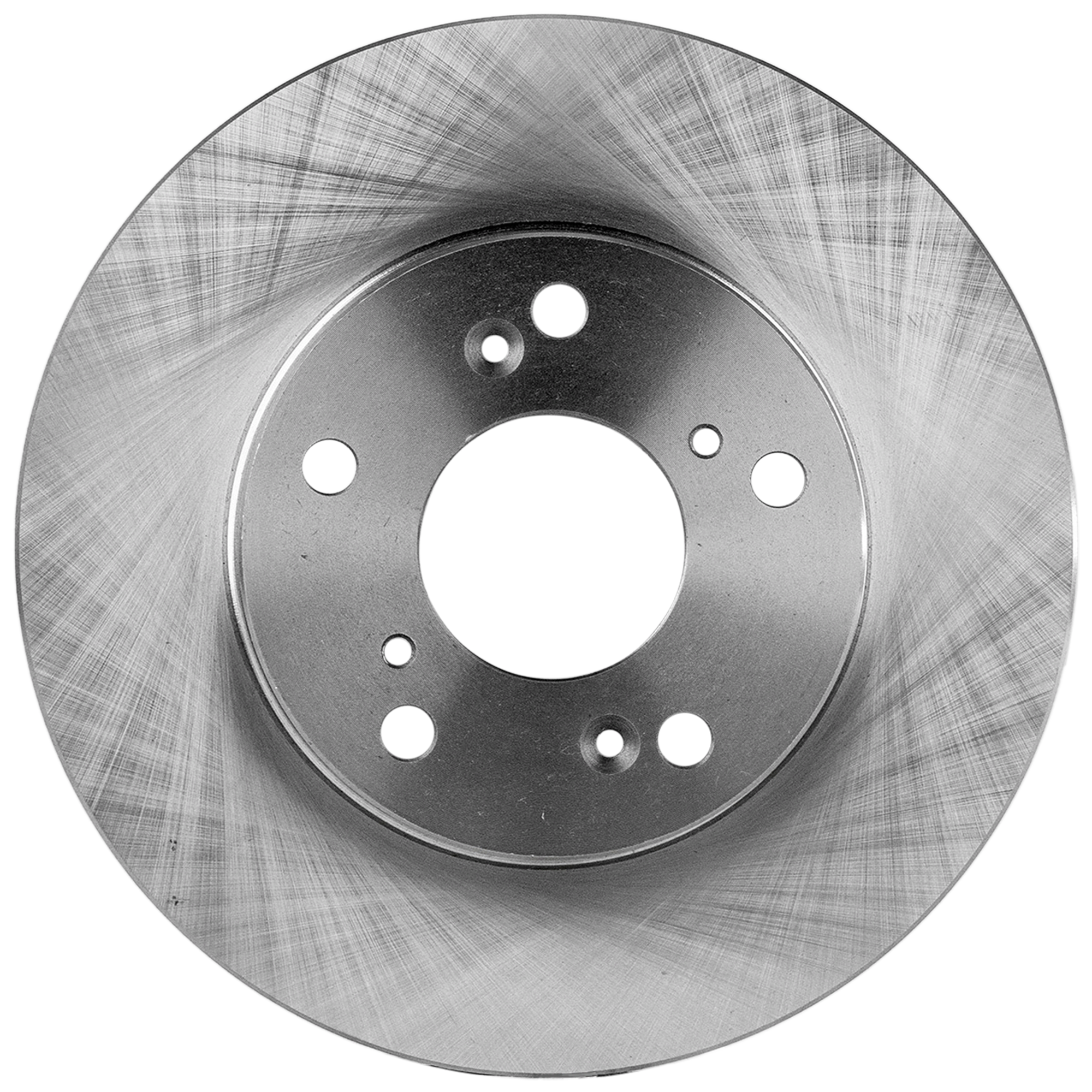 Front Brake Disc, Natural Finish, Plain Surface, Vented, 5 Lugs, 261.87 mm - Image 3