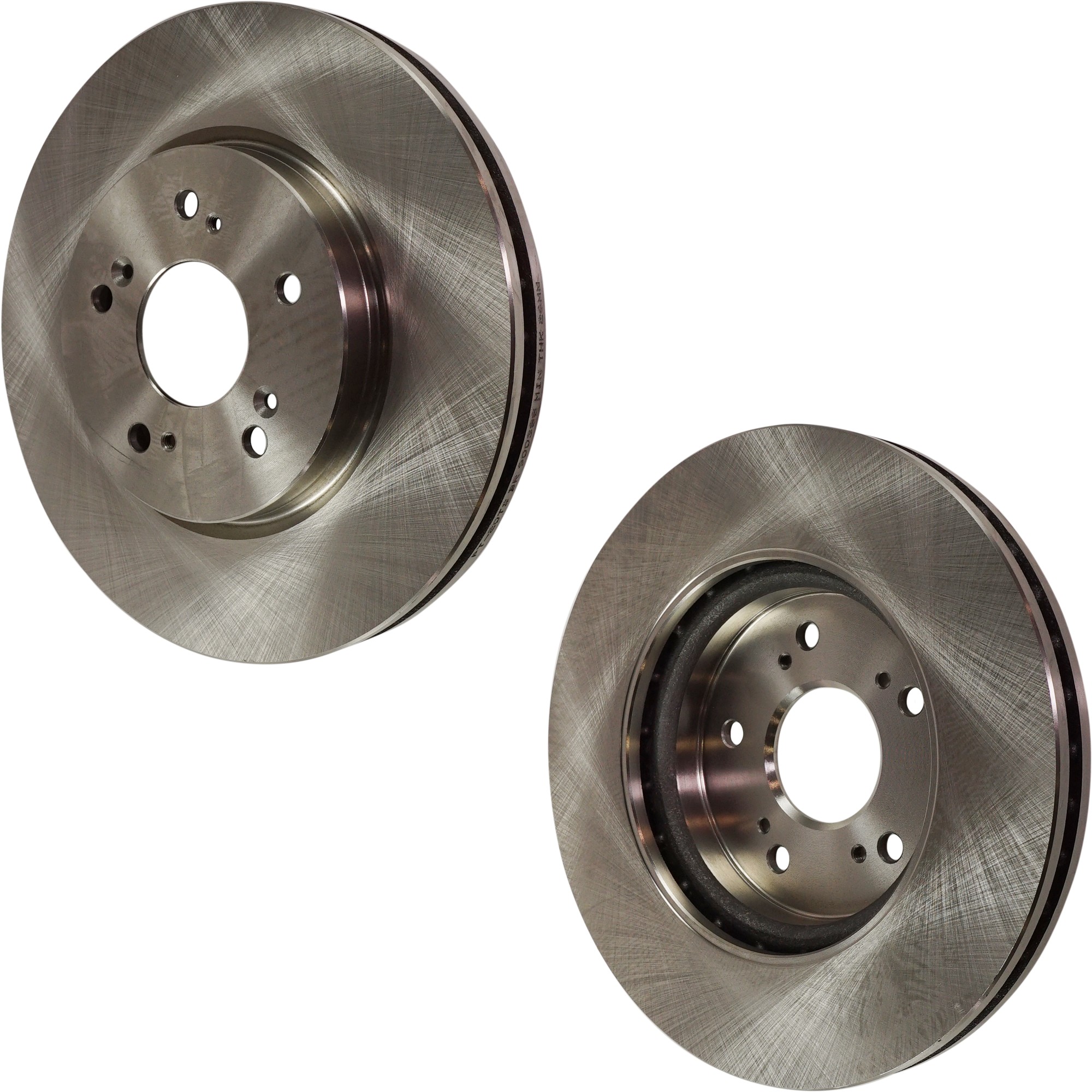 Front Brake Disc, Natural Finish, Plain Surface, Vented, 5 Lugs, 295.91 mm