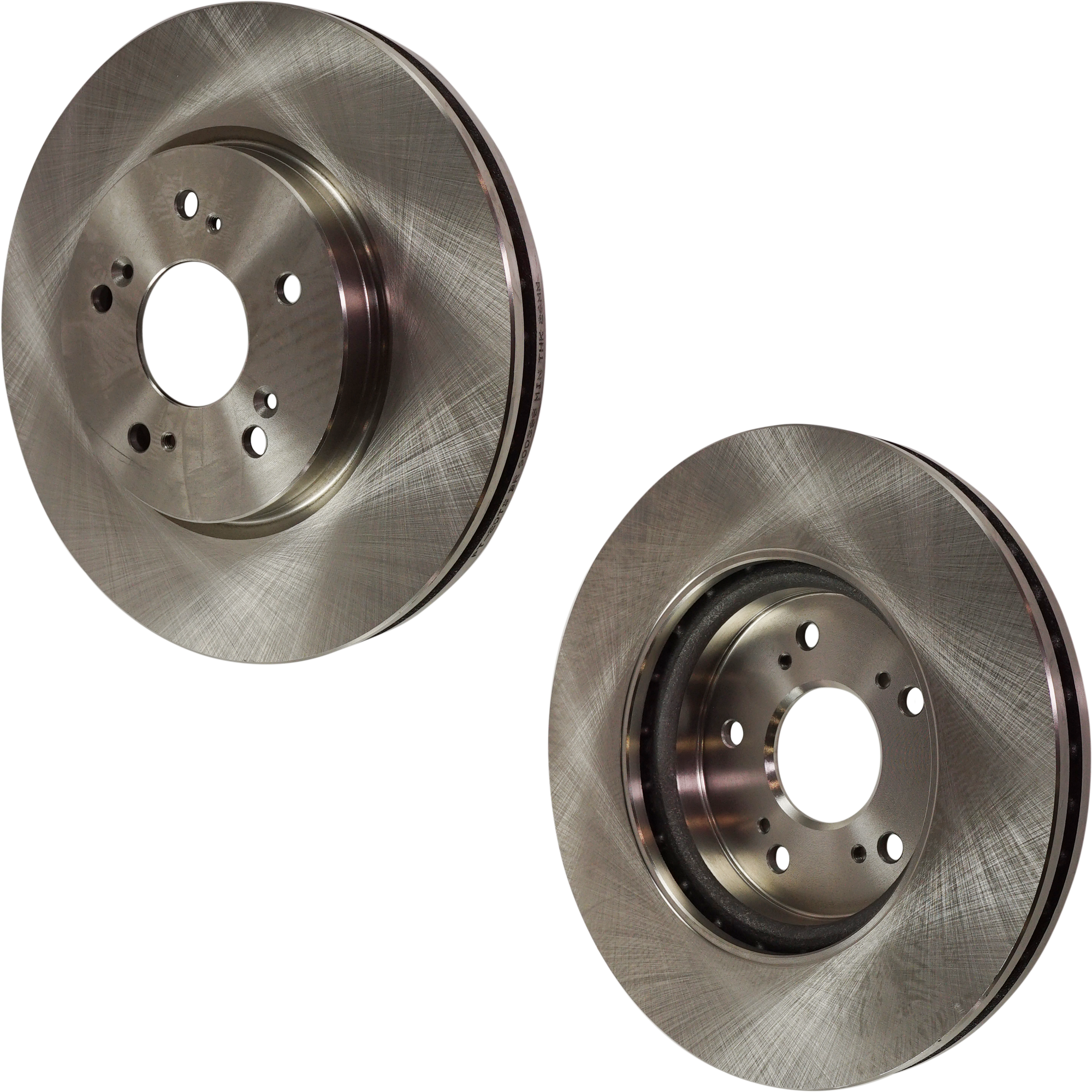 Front Brake Disc, Natural Finish, Plain Surface, Vented, 5 Lugs, 295.91 mm - Image 2