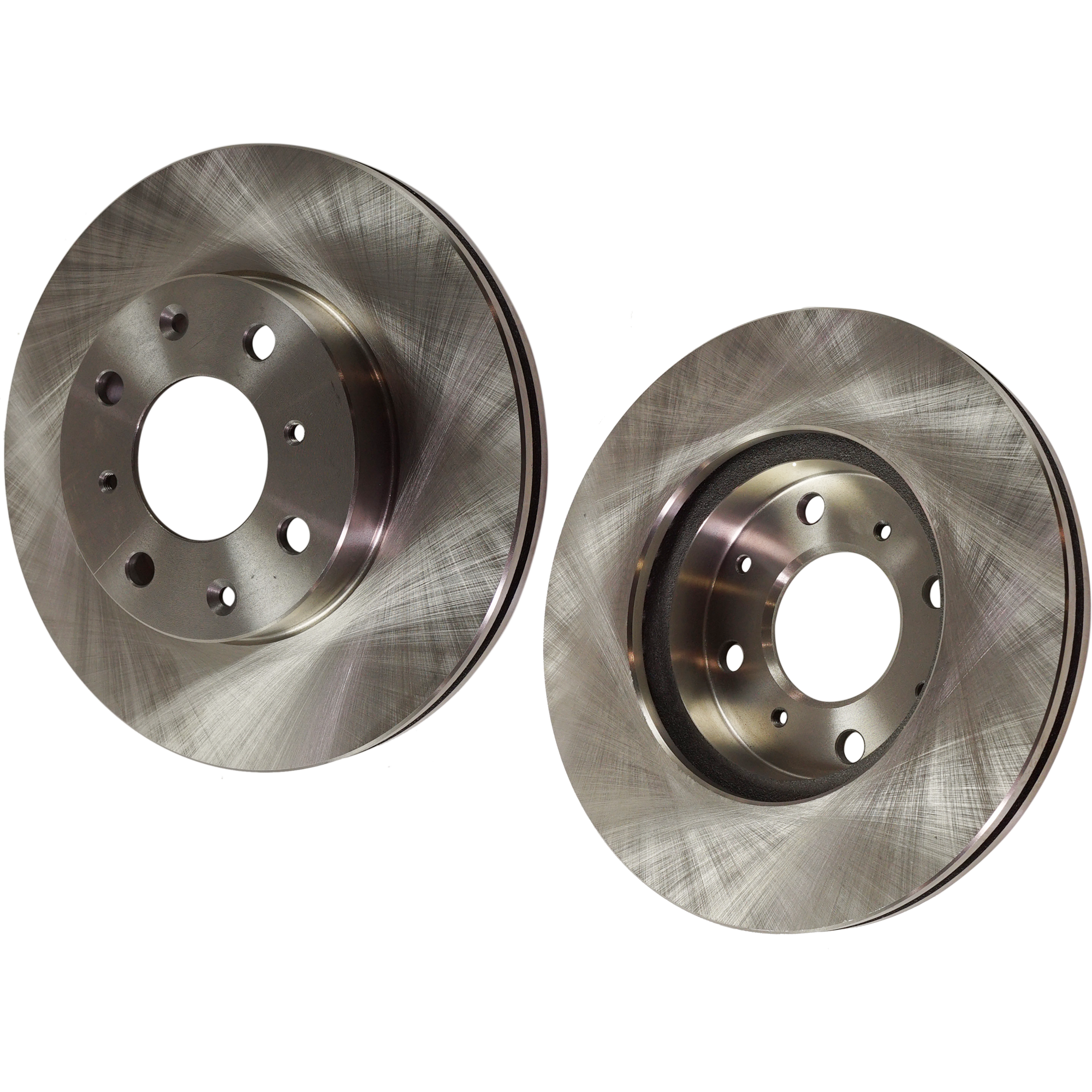 Front Brake Disc, Natural Finish, Plain Surface, Vented, 4 Lugs, 240.03 mm - Image 2