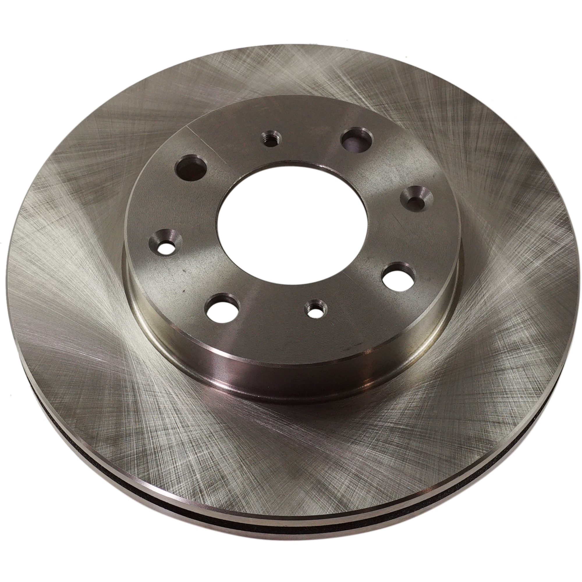 Front Brake Disc, Natural Finish, Plain Surface, Vented, 4 Lugs, 240.03 mm - Image 3