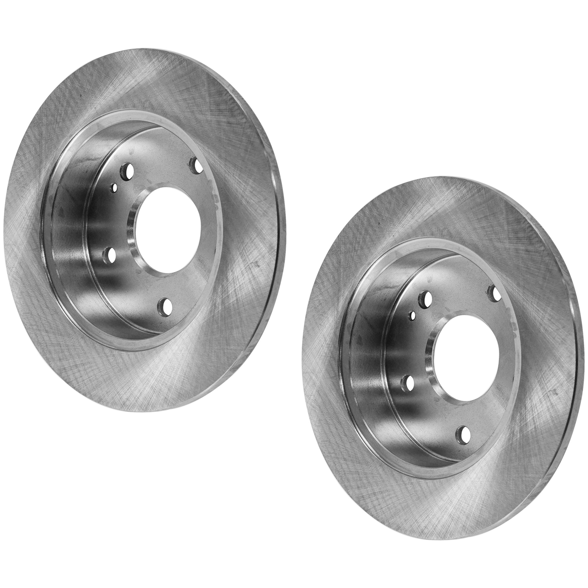 Rear Brake Discs, Plain Surface, Solid