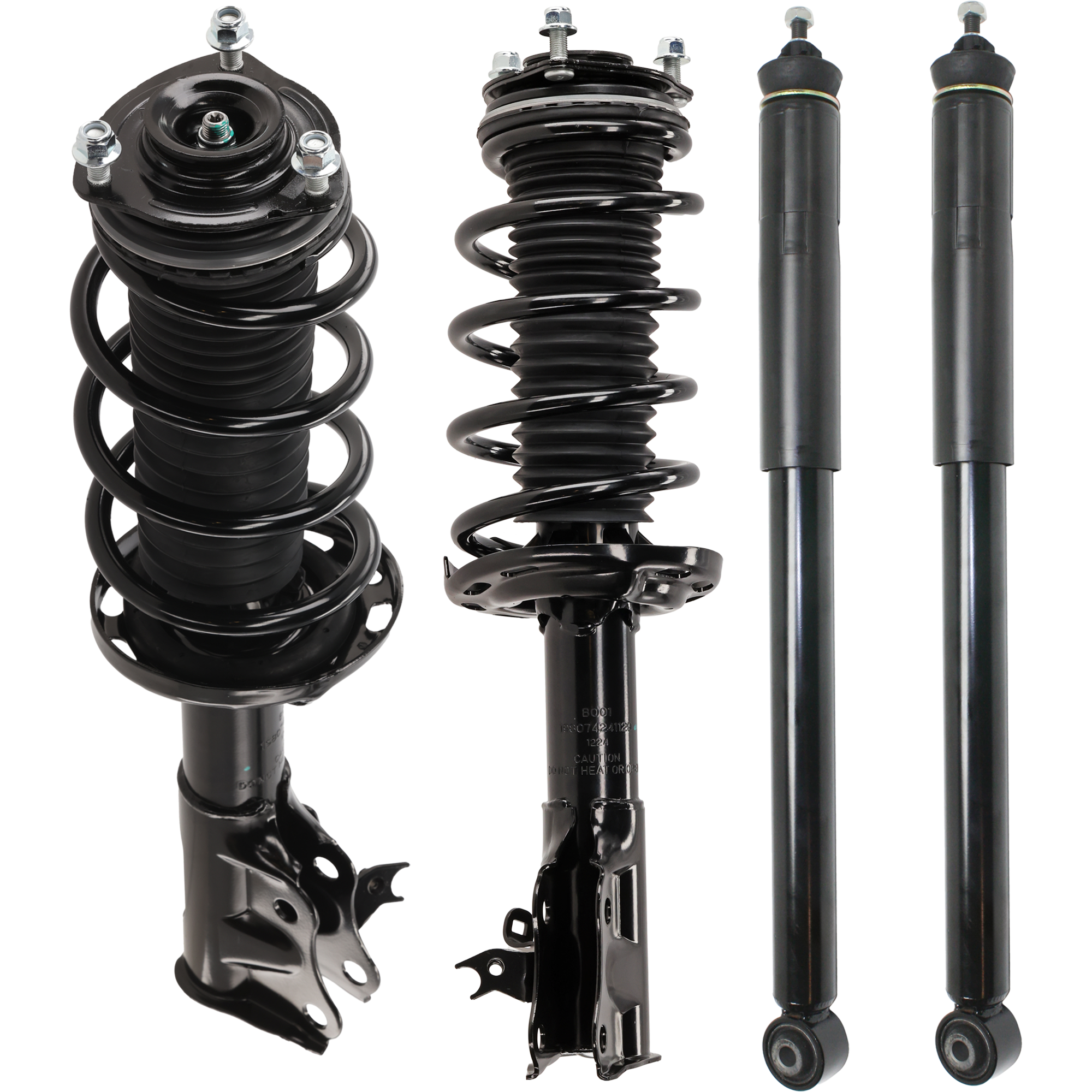 Front and Rear, Driver and Passenger Side Shock and Fully Loaded Strut - Image 2