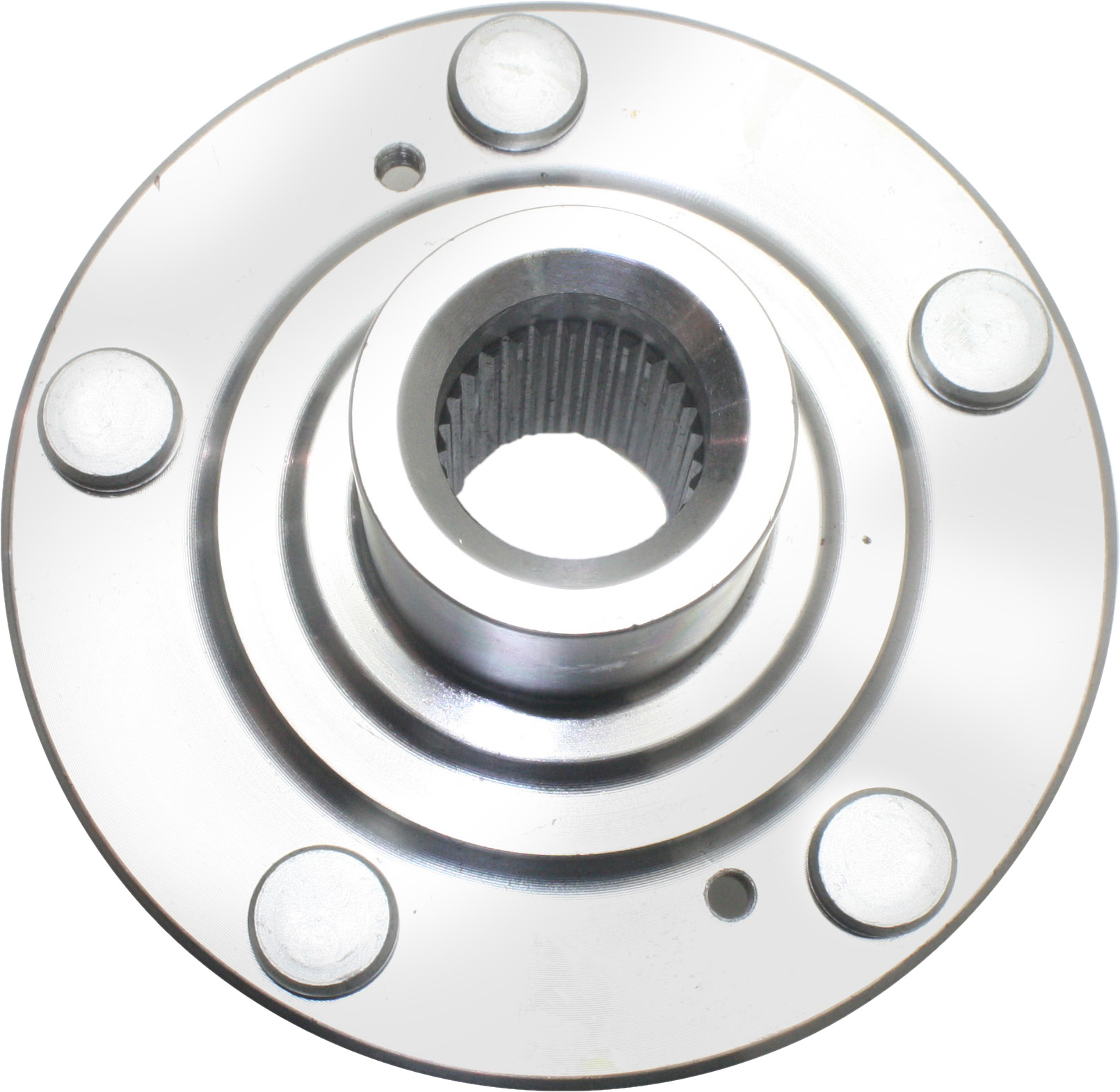 Front, Driver and Passenger Side Wheel Hub, 5 Lugs, Without Bearing - Image 5