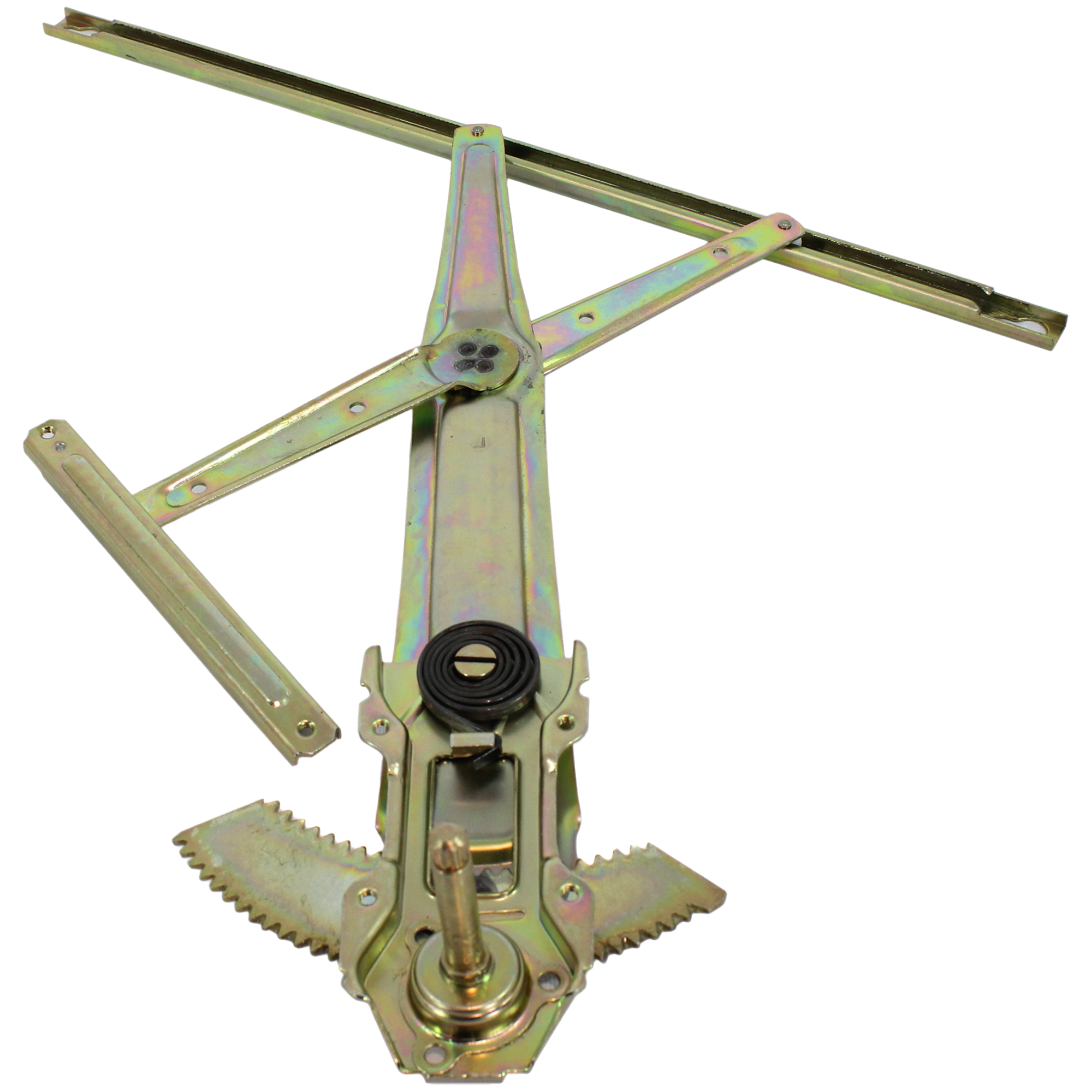 Front, Driver and Passenger Side Window Regulators Manual, Hand-Crank Type, 2-Door, Coupe - Image 3