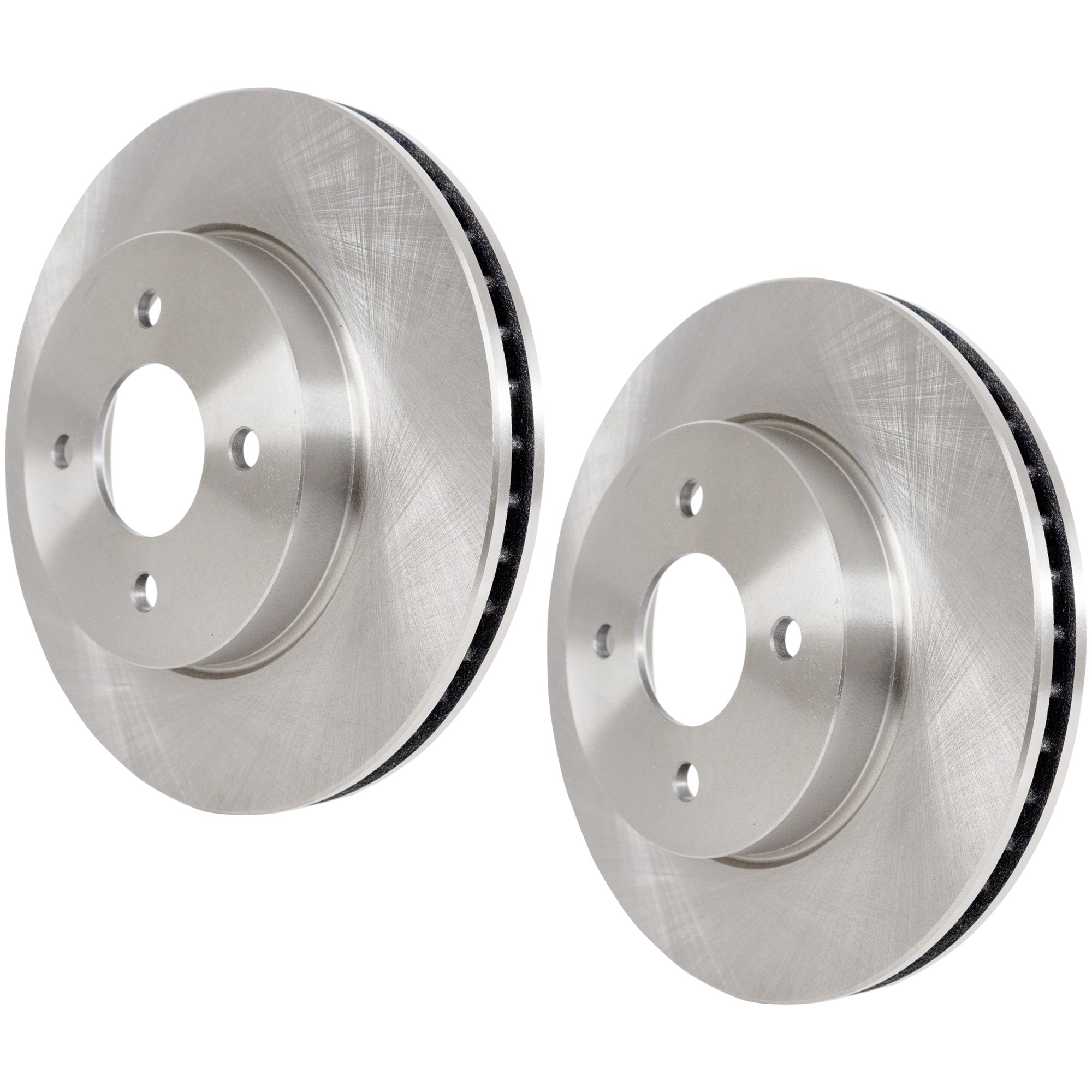 Front Brake Disc, Natural Finish, Plain Surface, Vented, 4 Lugs, 260 mm, 1.6L, 4Cyl