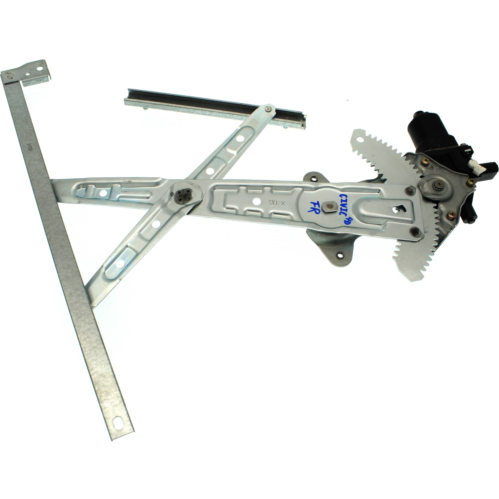 Sedan Front, Driver and Passenger Side Power Window Regulator, With Motor - Image 3