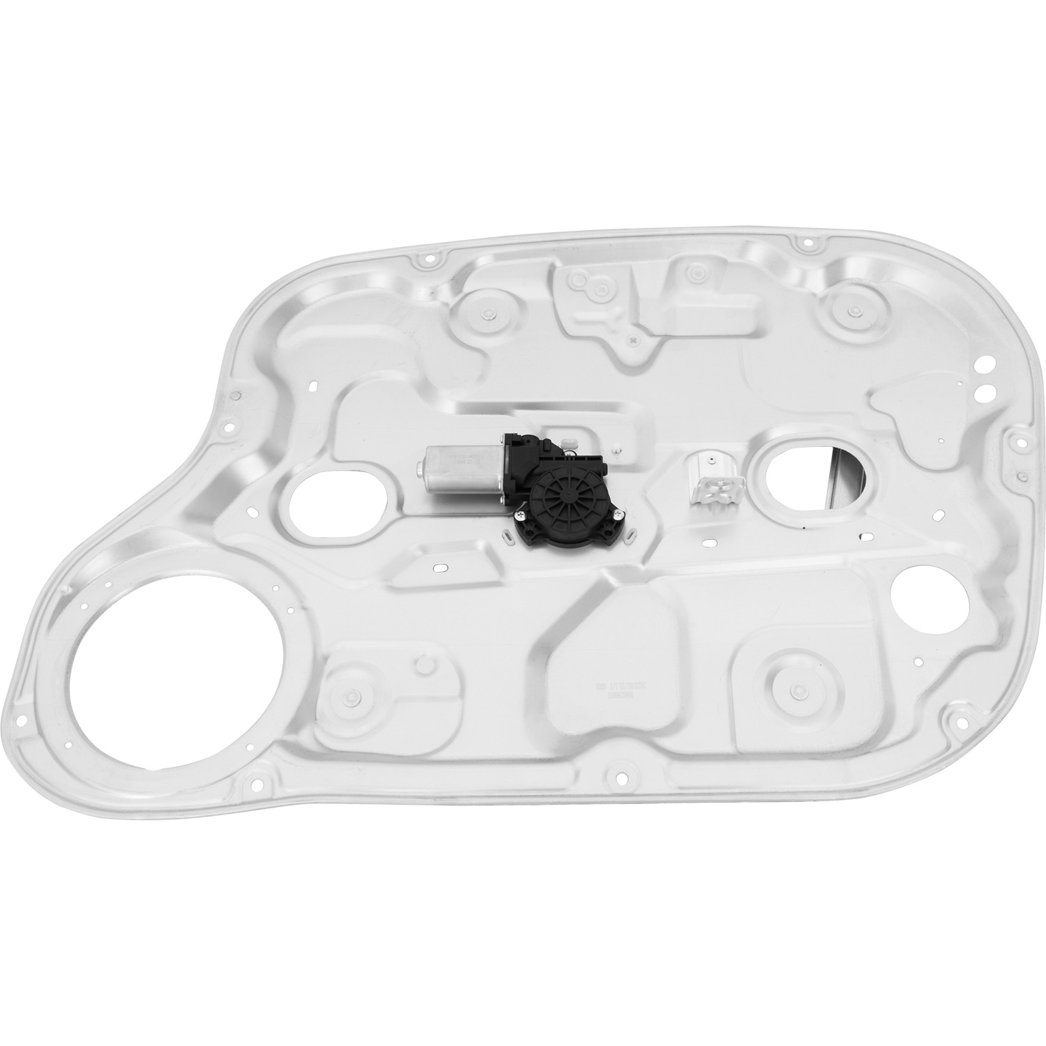 Sedan Front, Driver and Passenger Side Power Window Regulator, With Motor - Image 2