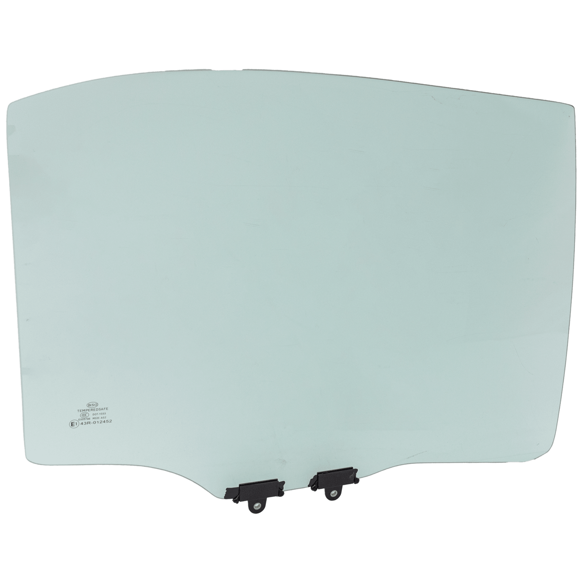 Rear, Driver and Passenger Side Door Glasses, Green Tint, 4-Door, Sedan, Canada/Japan/USA Built Vehicle - Image 3