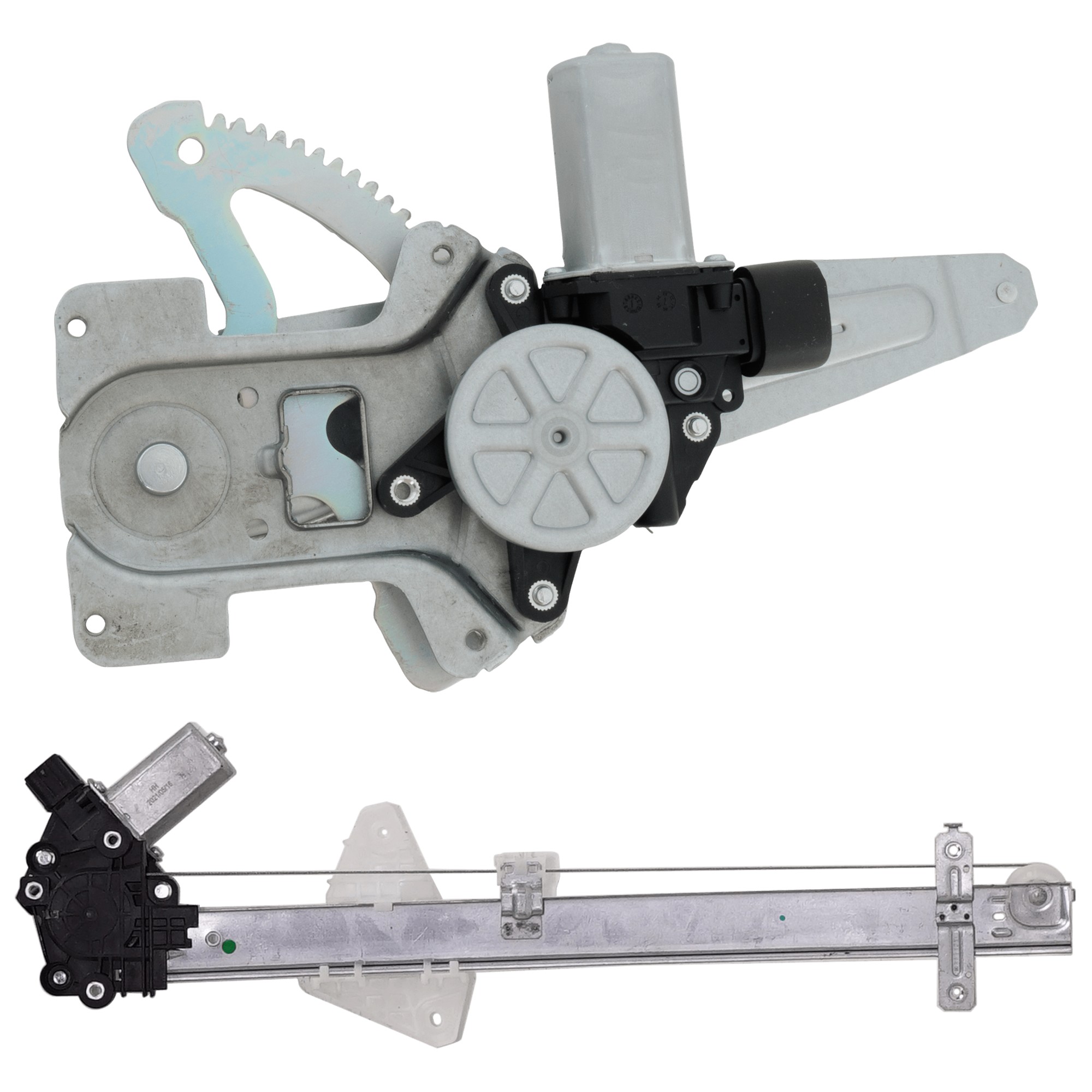 Front And Rear, Passenger Side Power Window Regulator, With Motor
