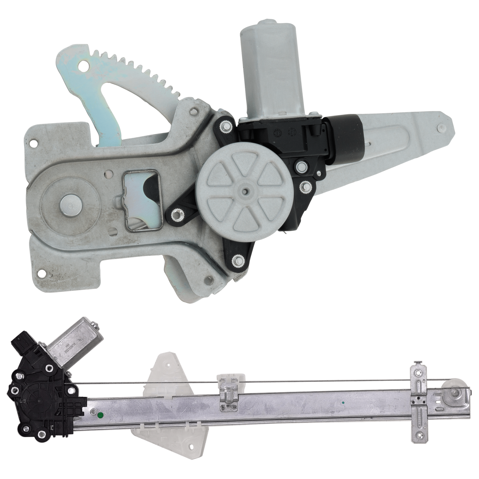 Front And Rear, Passenger Side Power Window Regulator, With Motor - Image 2