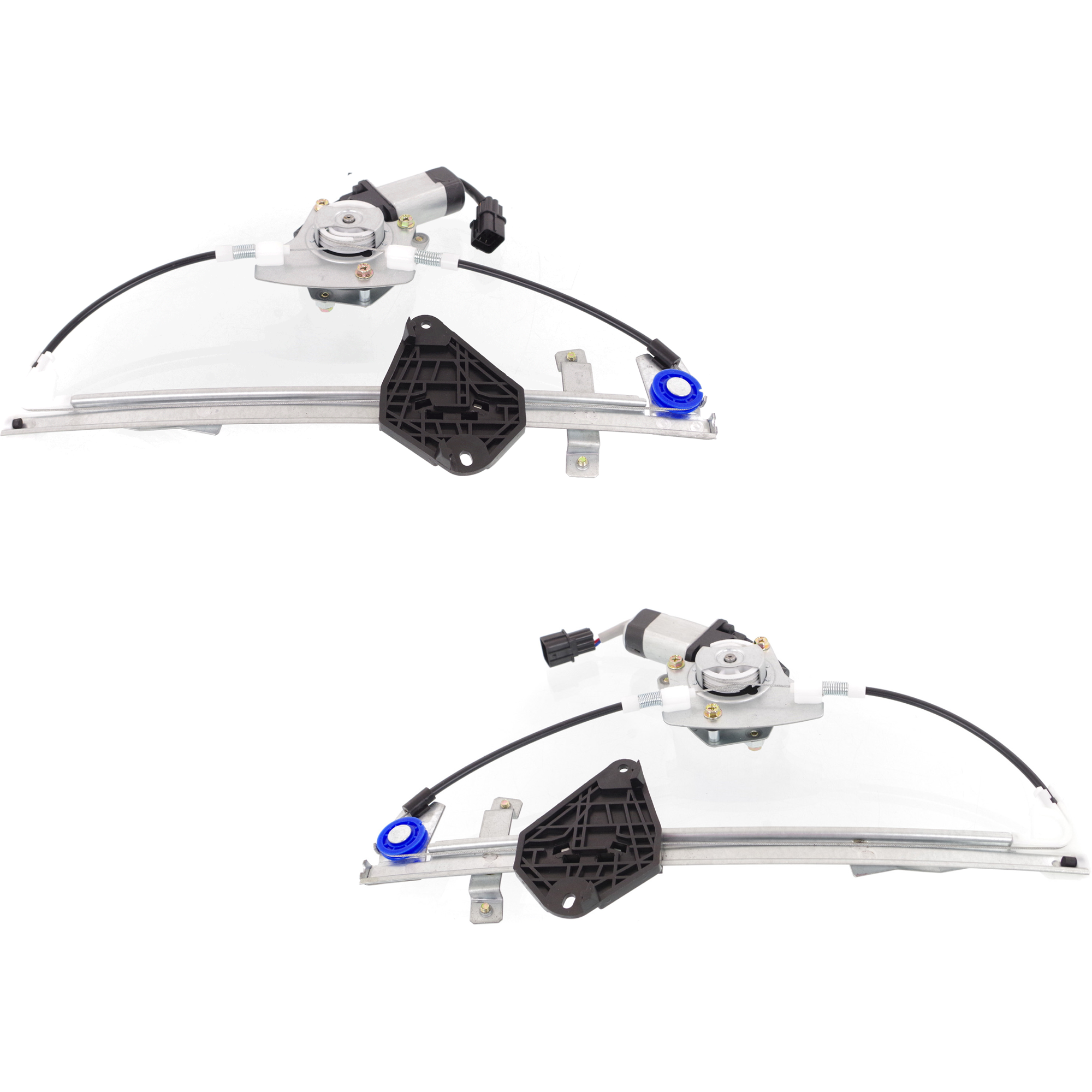 Rear, Driver and Passenger Side Power Window Regulator, With Motor - Image 2