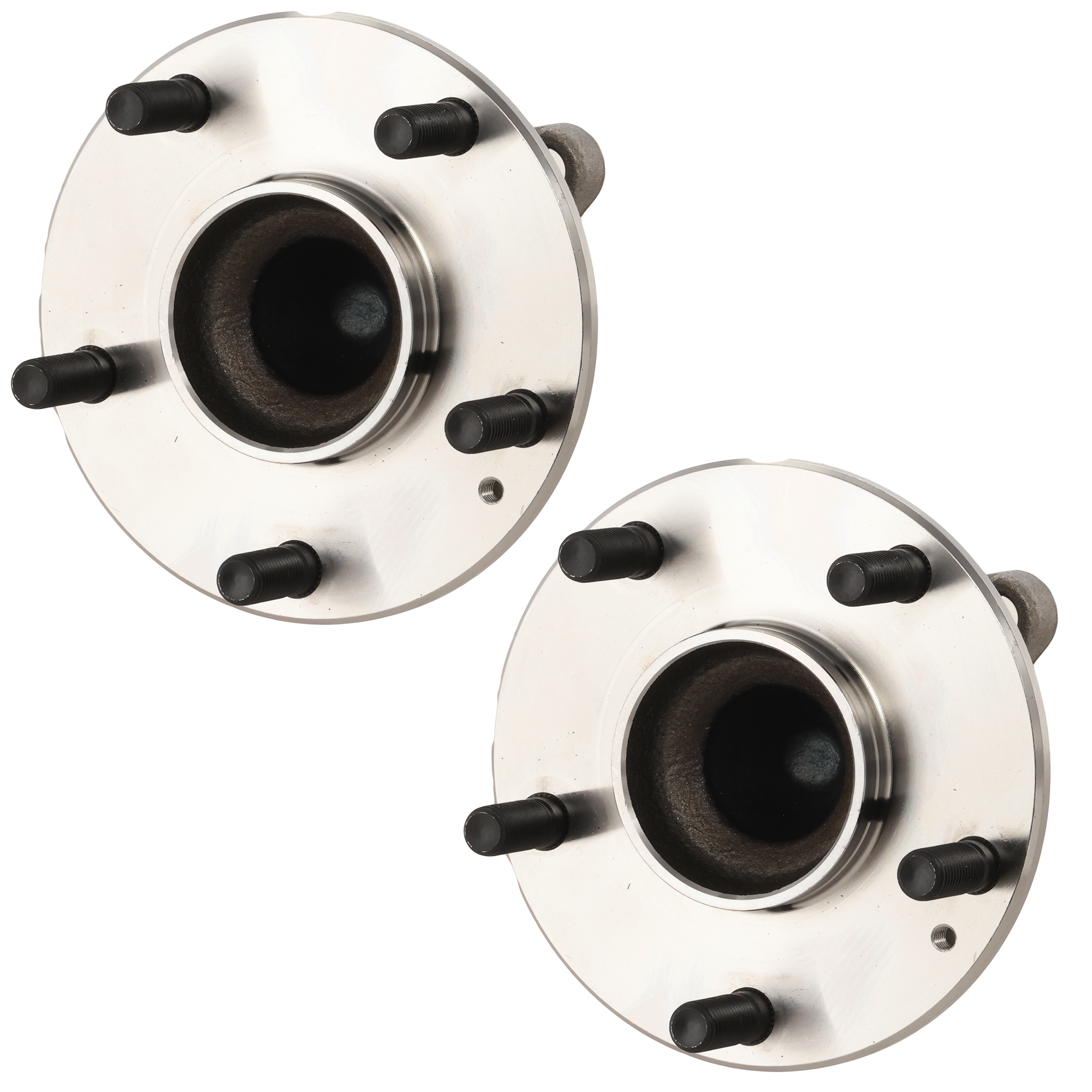 2-Wheel Set Rear, Driver and Passenger Side Wheel Hub, 5 Lugs, Without Bearing - Image 2