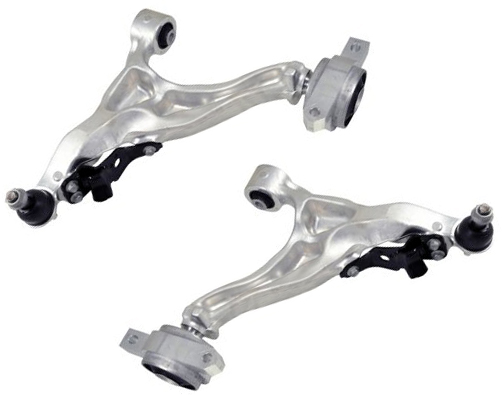 SET-MECMS301111 Front, Driver and Passenger Side, Lower Control Arm, With ball joint(s), Aluminum, Supreme Series