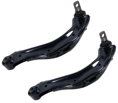 SET-MEMS601005-2 Rear, Driver and Passenger Side, Upper Control Arm, Without ball joint(s), Steel, Supreme Series