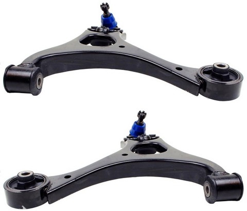 SET-MEMS60101-F Front, Driver and Passenger Side, Lower Control Arm, With ball joint(s), Steel, Supreme Series