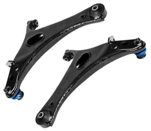 SET-MEMS801114 Front, Driver and Passenger Side, Lower Control Arm, With ball joint(s), Steel, Supreme Series