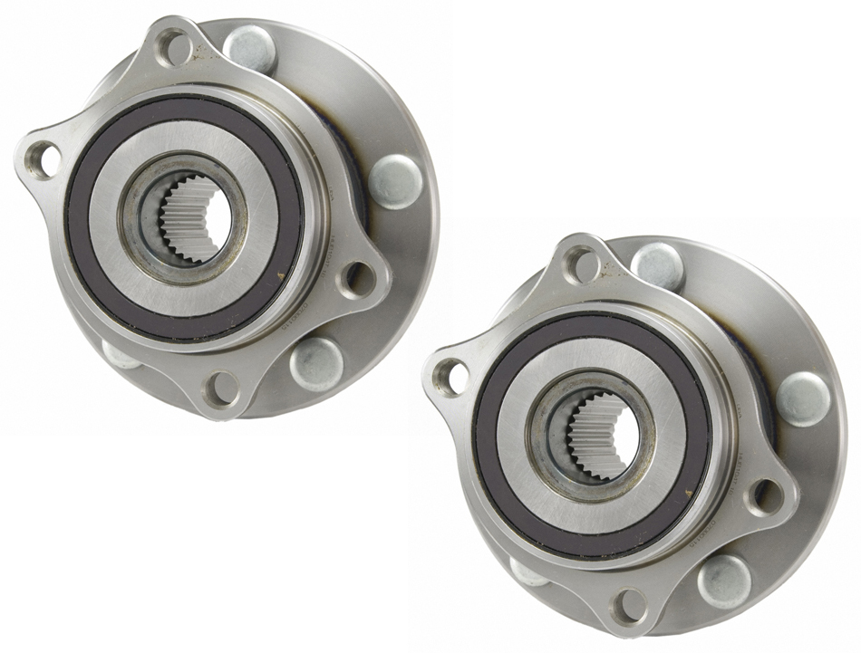 SET-MO512328-2 Rear, Driver and Passenger Side Wheel Hub, 5 Lugs, Sensor Not Included